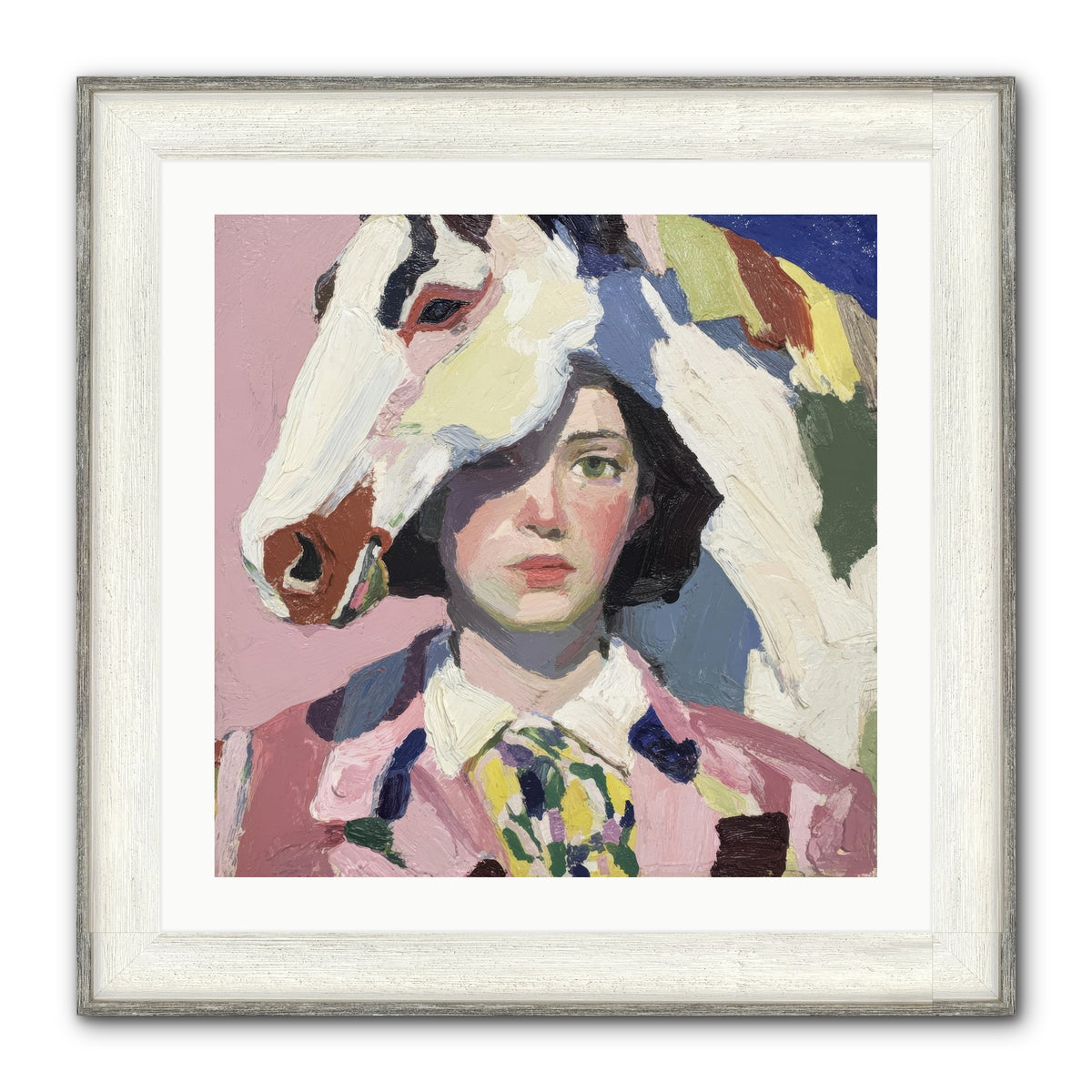The Keepers Of Unspoken Things Framed Print - Driftwood White 24x24