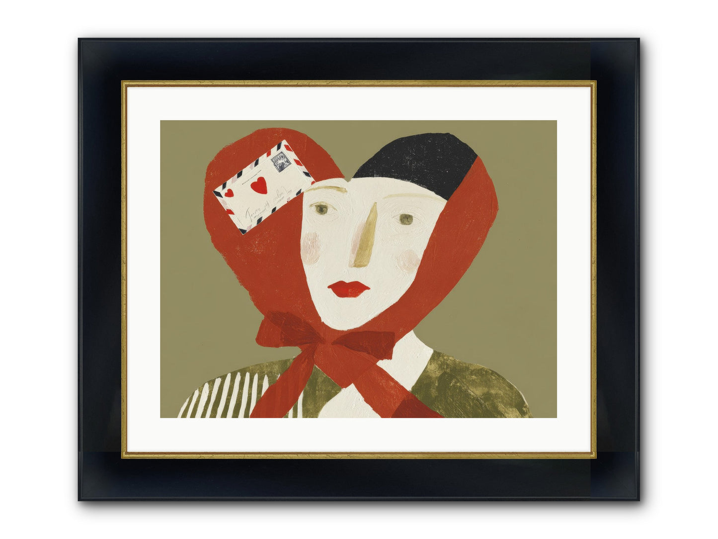 The Language Of Devotion Framed Print - Wide Black w/Gold 24x18