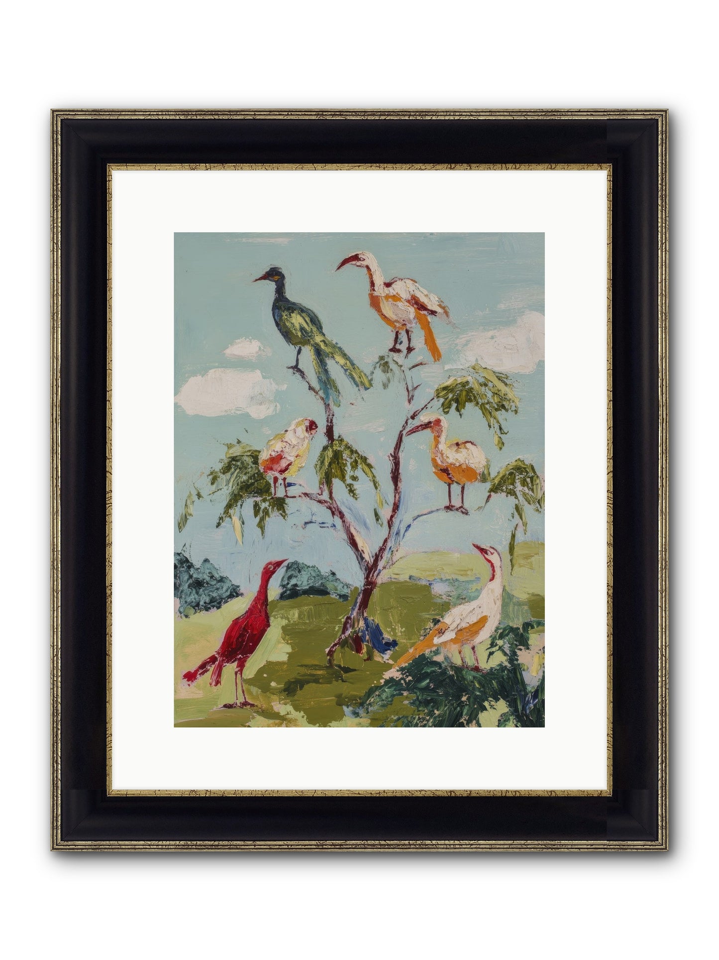The Language Of Flight Framed Print - Black & Gold 12x16