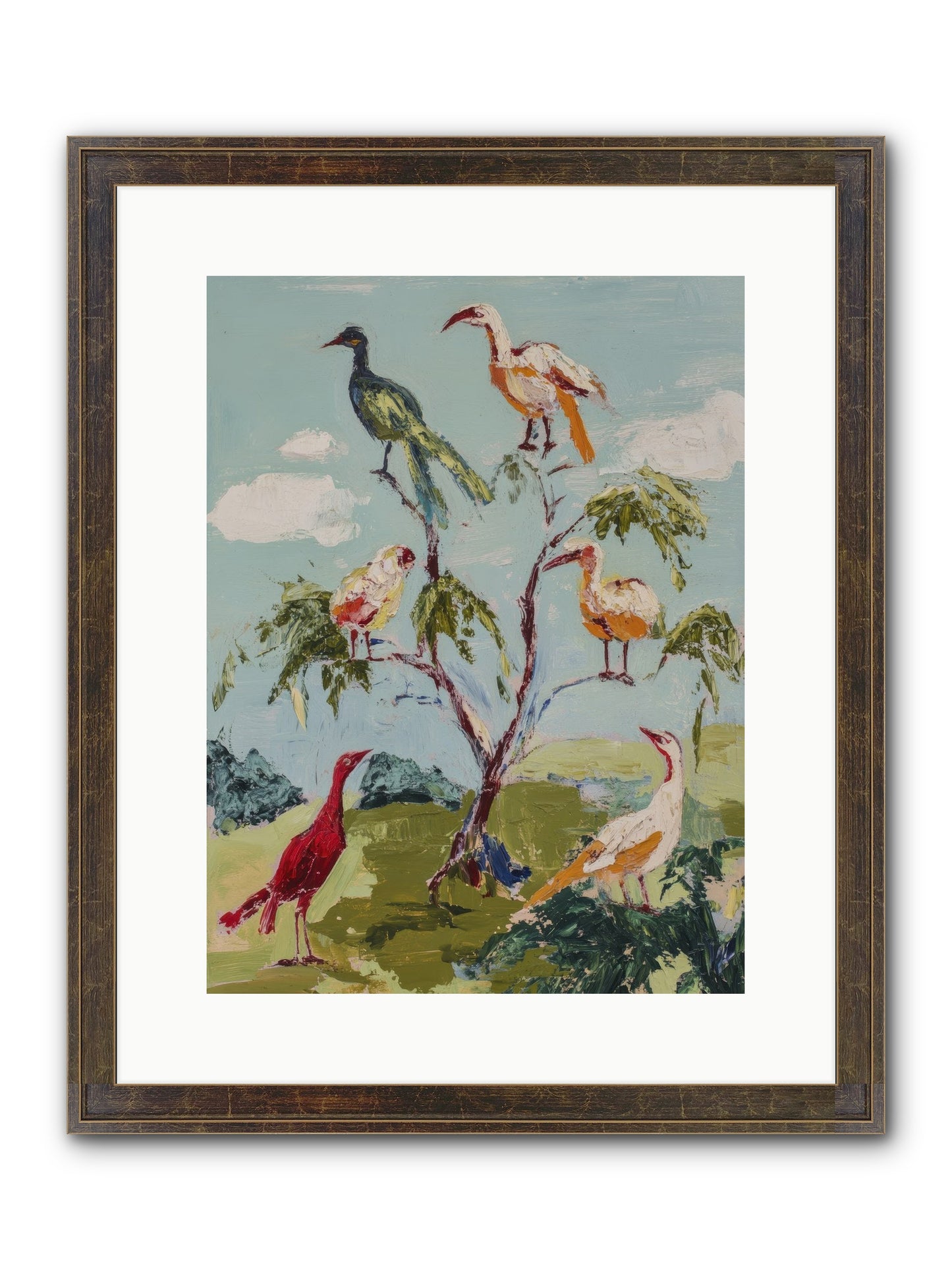 The Language Of Flight Framed Print - Slimwoods Black/Gold 12x16