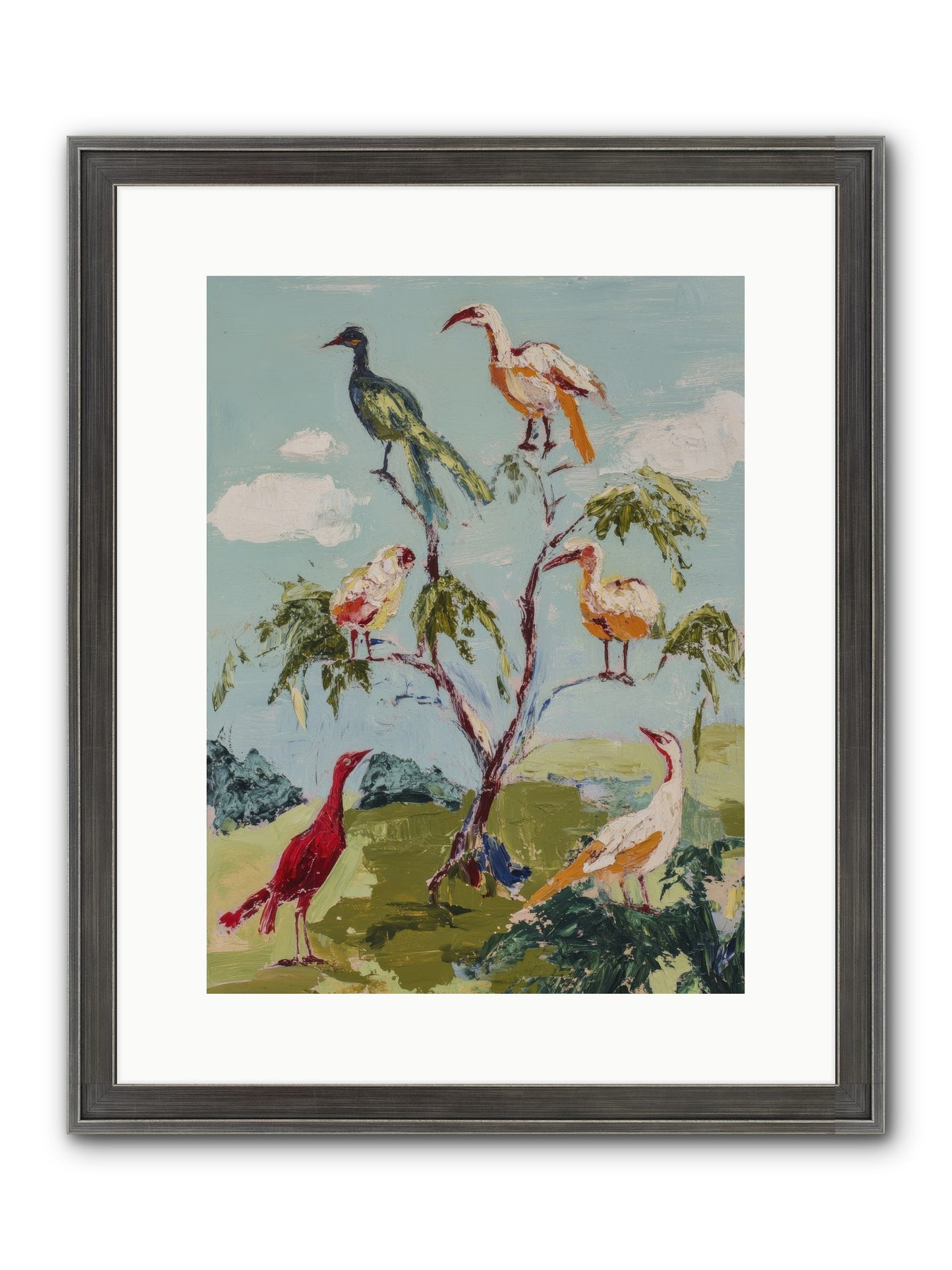 The Language Of Flight Framed Print - Slimwoods Black/Silver 12x16