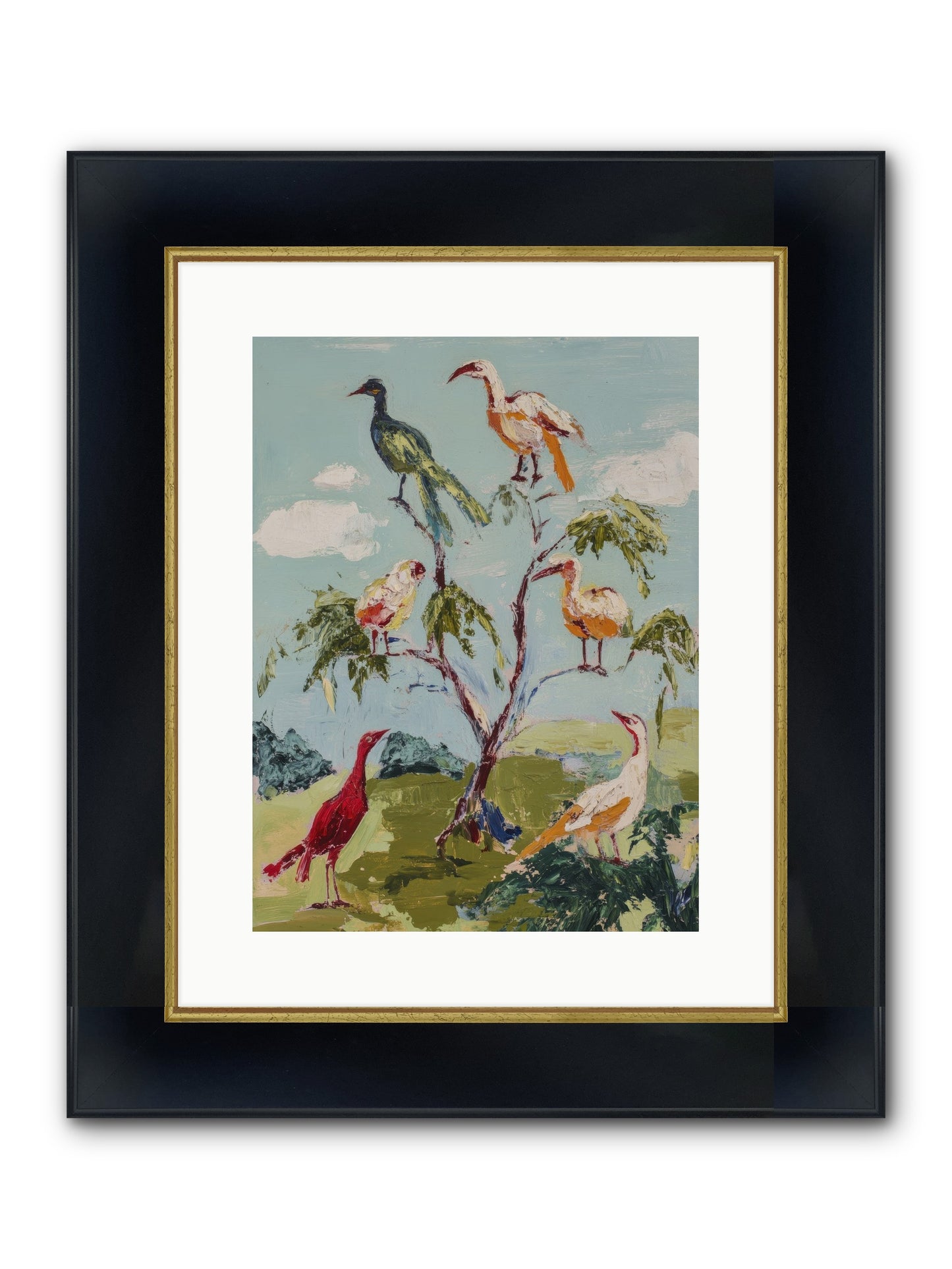 The Language Of Flight Framed Print - Wide Black w/Gold 12x16