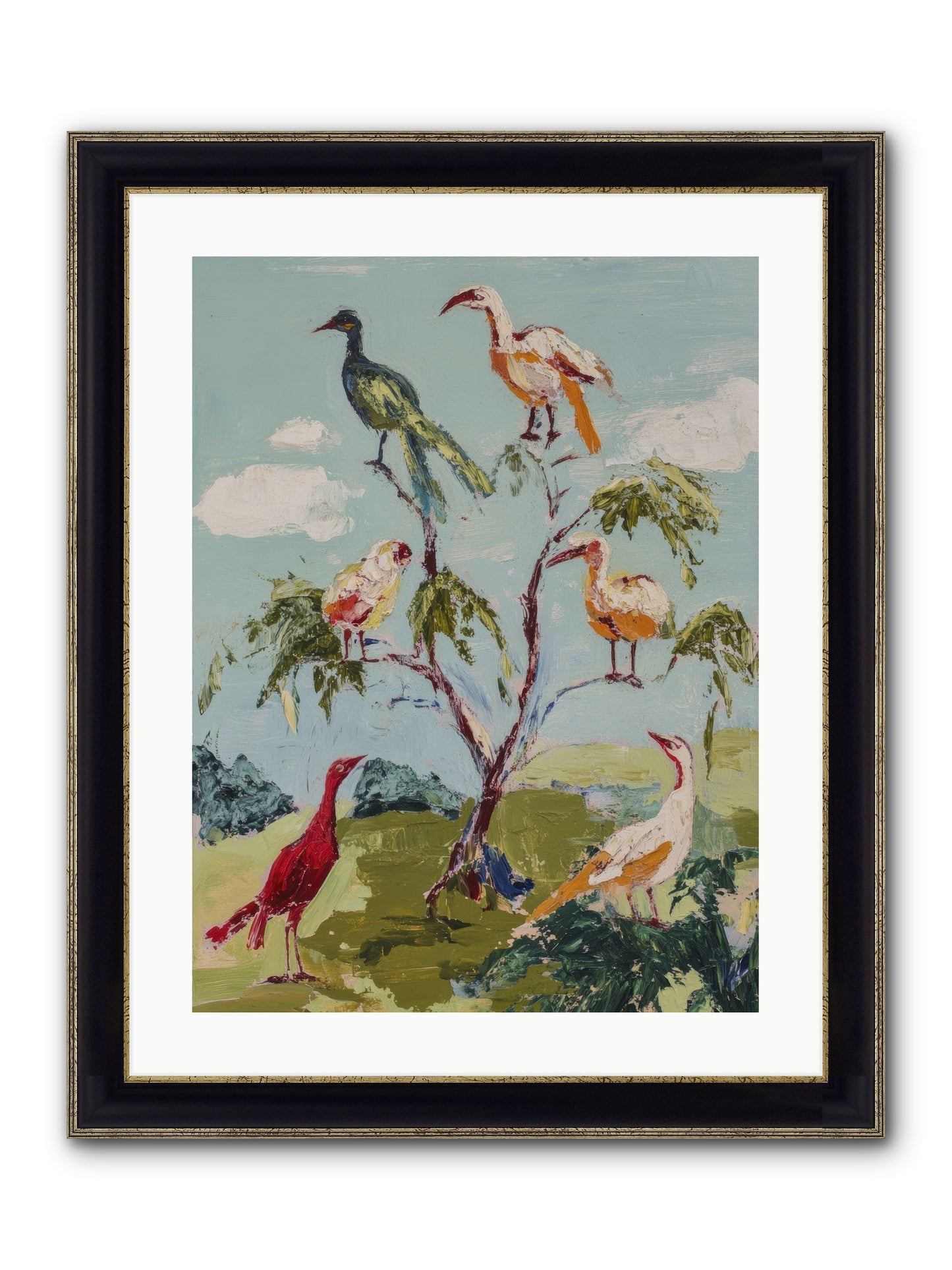 The Language Of Flight Framed Print - Black & Gold 18x24