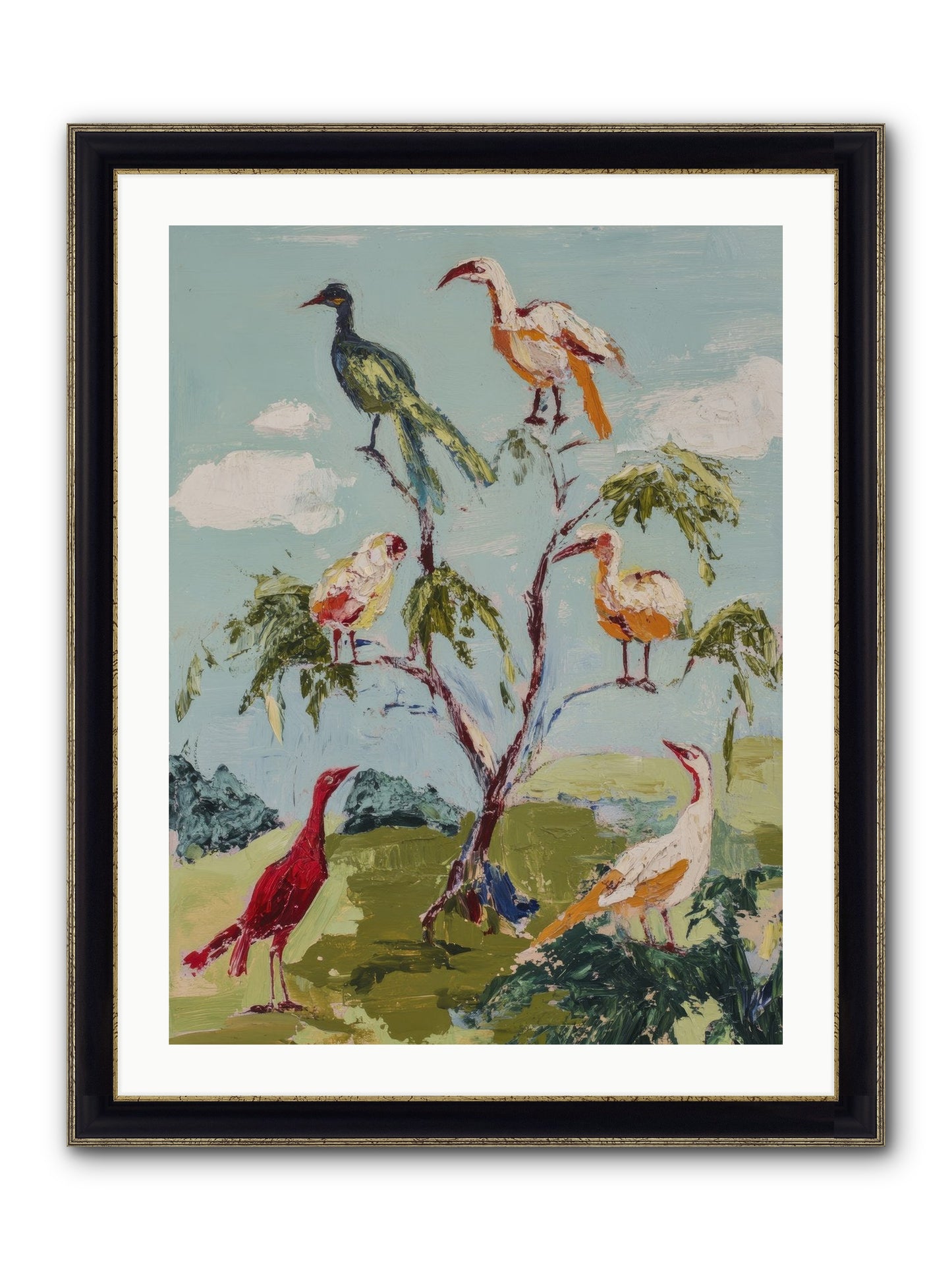 The Language Of Flight Framed Print - Black & Gold 24x32