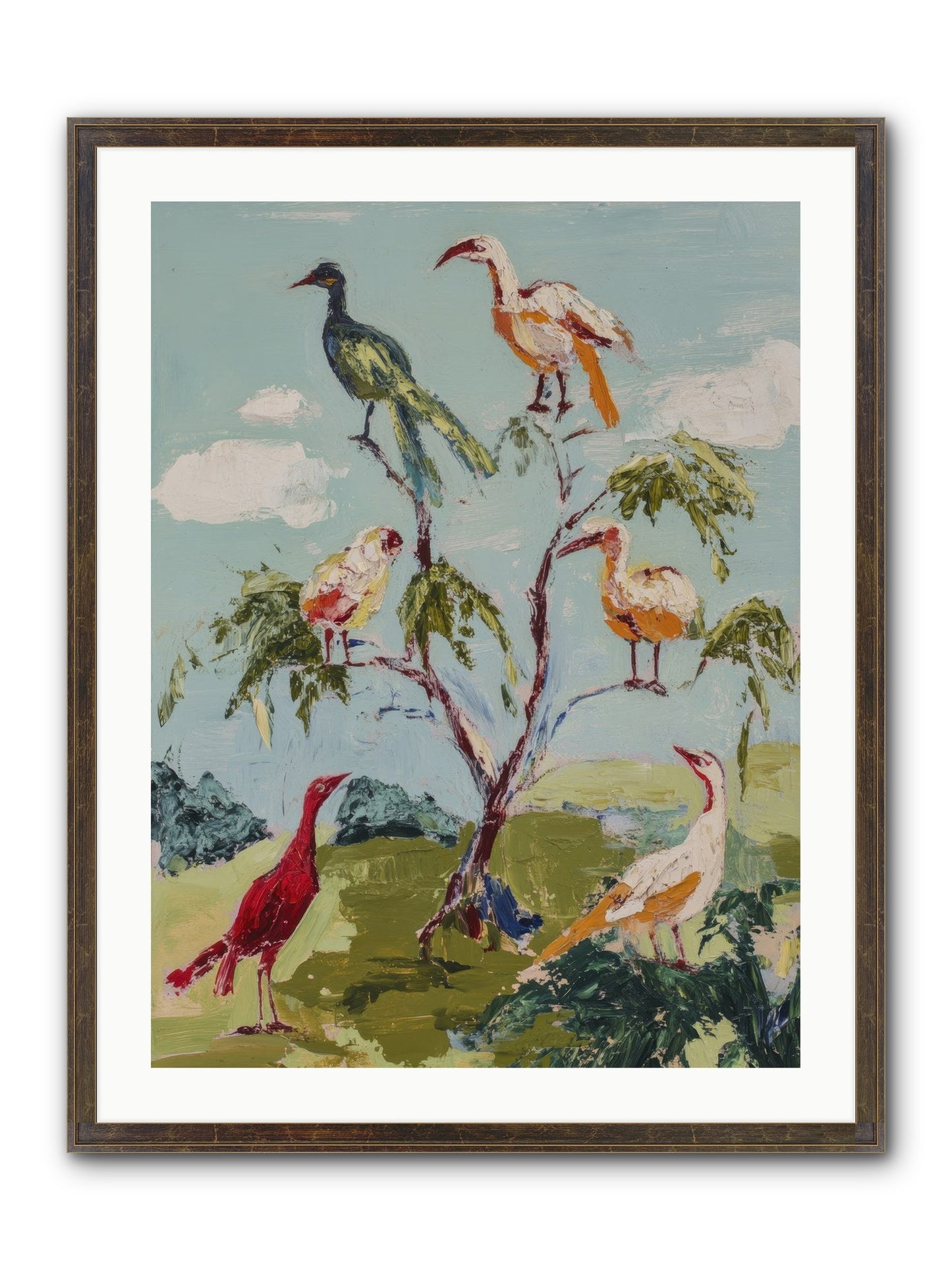 The Language Of Flight Framed Print - Slimwoods Black/Gold 24x32