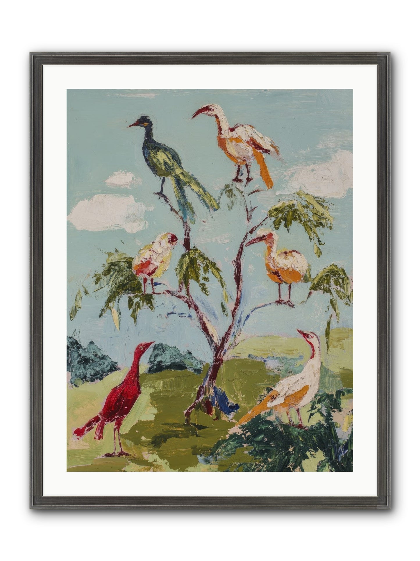 The Language Of Flight Framed Print - Slimwoods Black/Silver 24x32