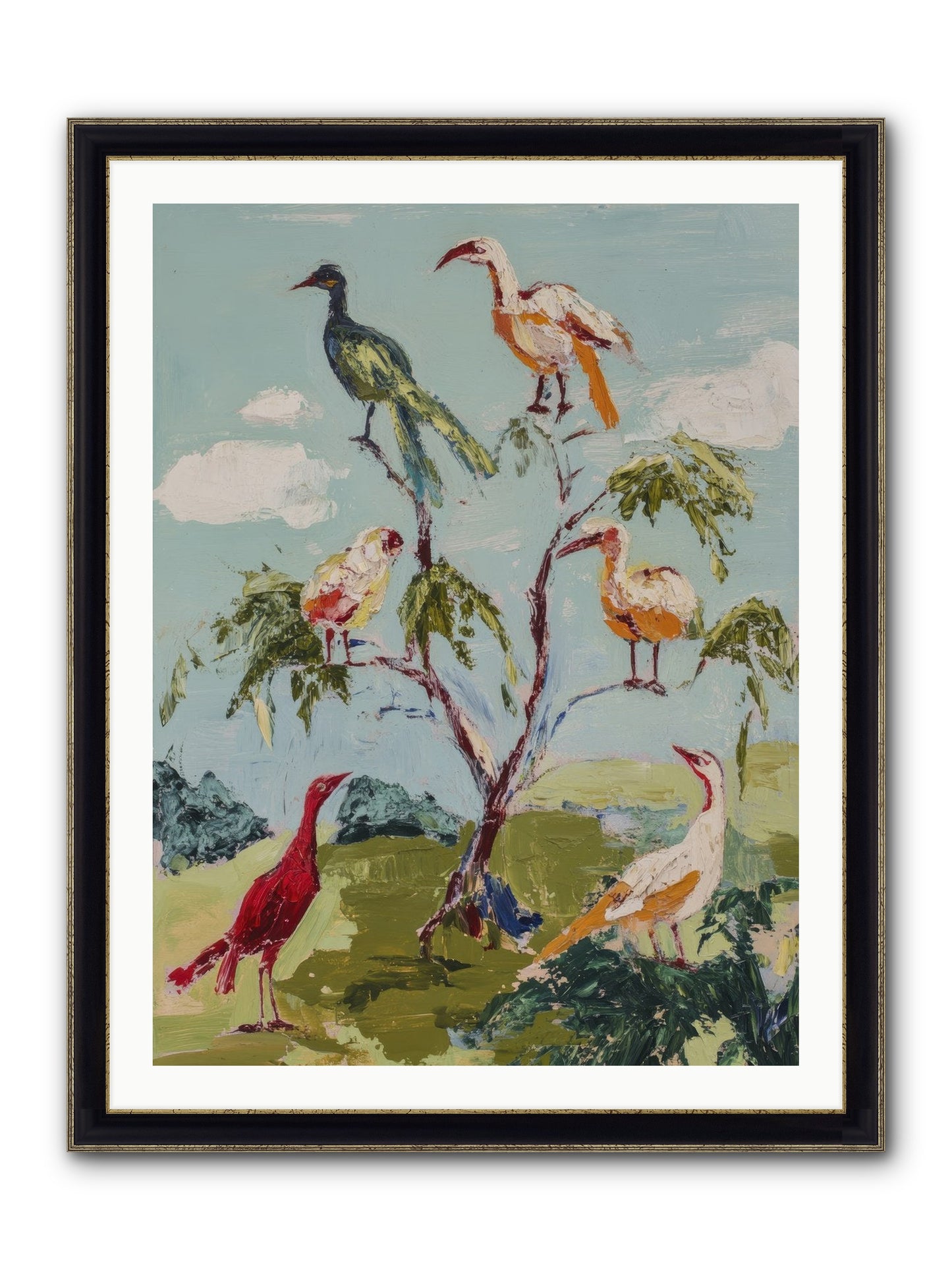The Language Of Flight Framed Print - Black & Gold 30x40