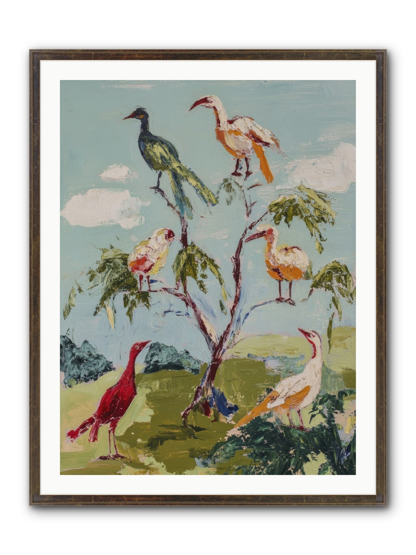 The Language Of Flight Framed Print - Slimwoods Black/Gold 30x40
