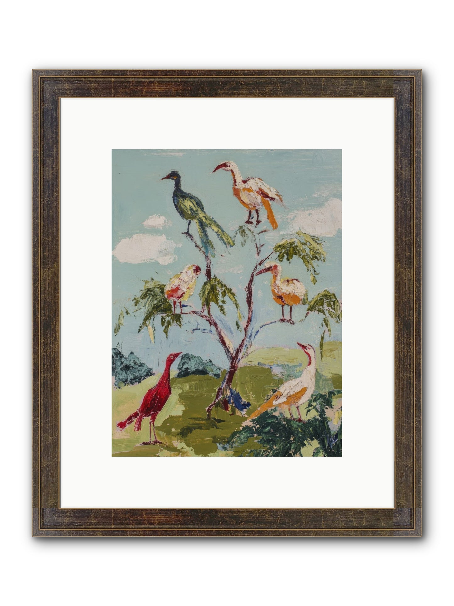 The Language Of Flight Framed Print - Slimwoods Black/Gold 9x12