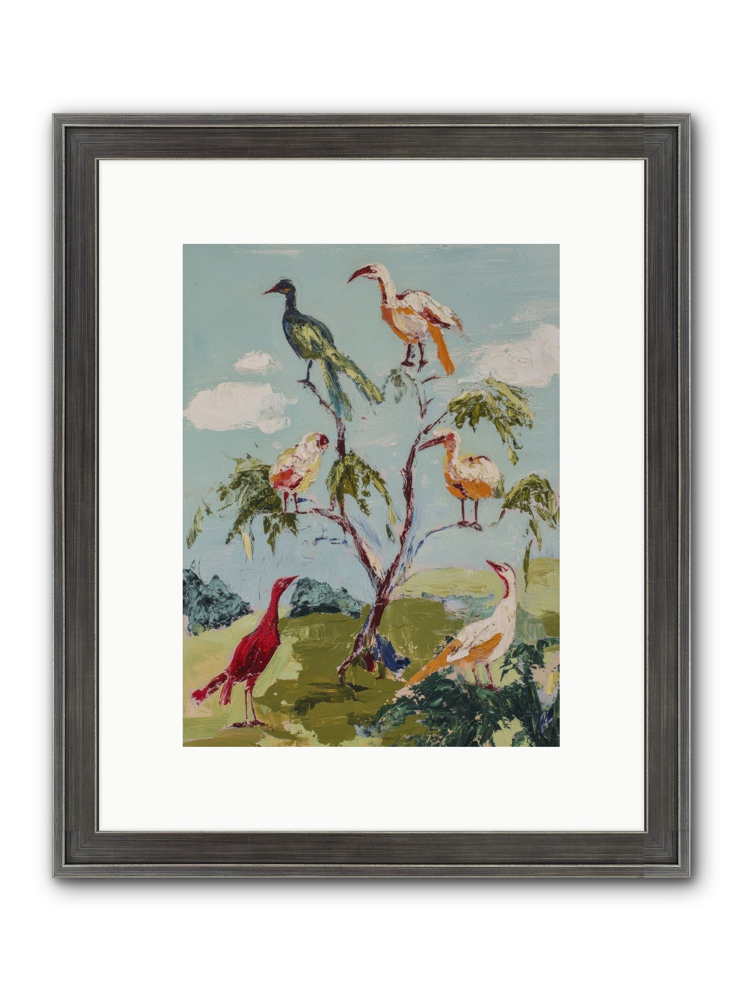 The Language Of Flight Framed Print - Slimwoods Black/Silver 9x12