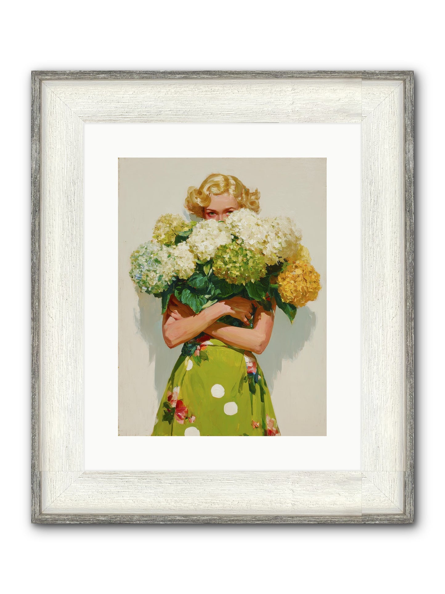 The Lark’s Return Framed Print - Driftwood White 12x16
