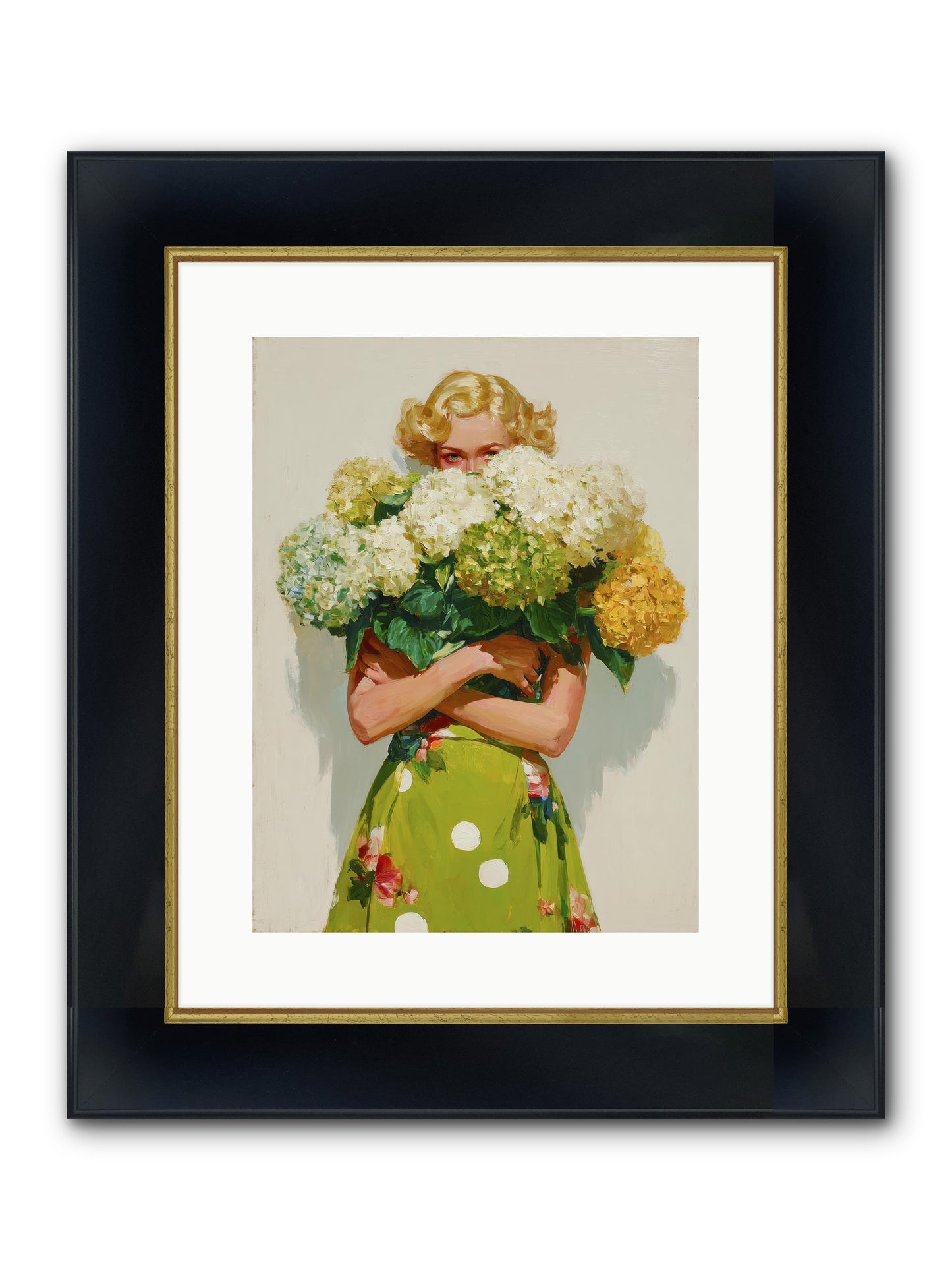 The Lark’s Return Framed Print - Wide Black w/Gold 12x16