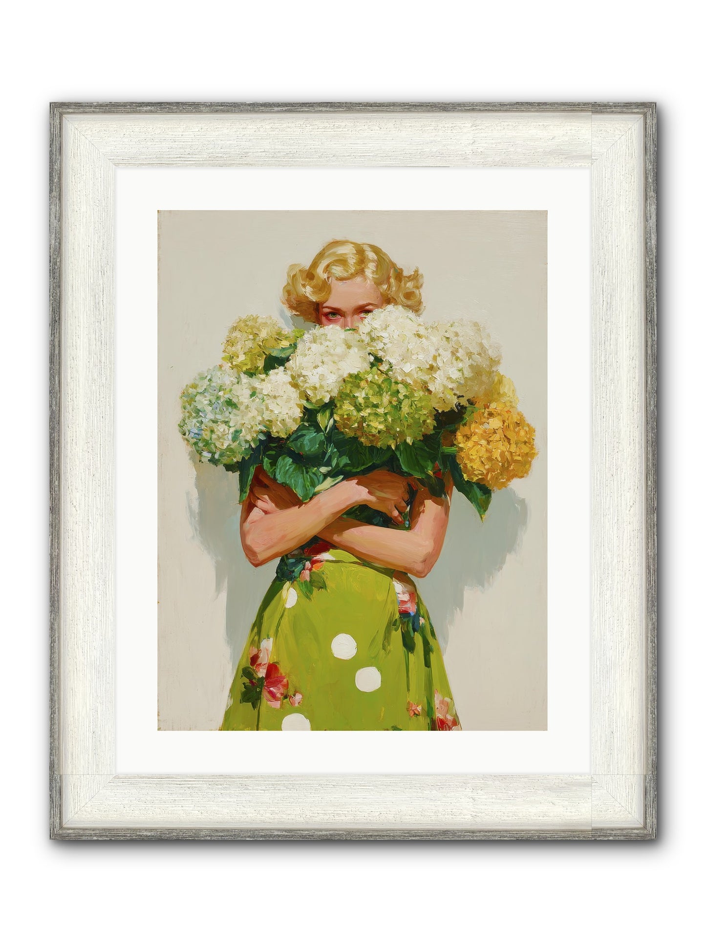 The Lark’s Return Framed Print - Driftwood White 18x24