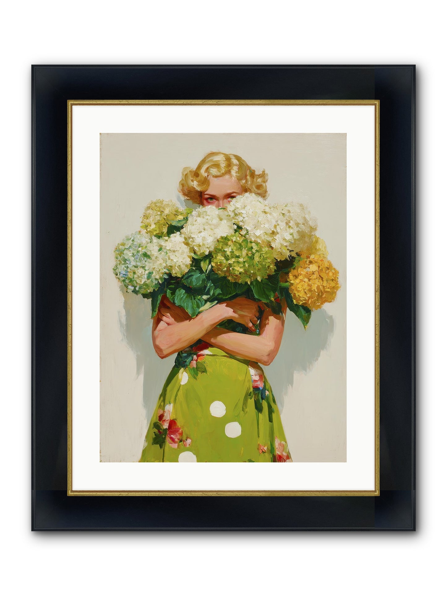 The Lark’s Return Framed Print - Wide Black w/Gold 18x24