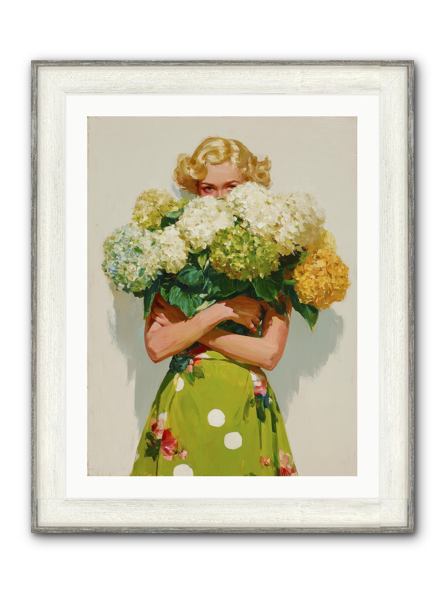 The Lark’s Return Framed Print - Driftwood White 24x32