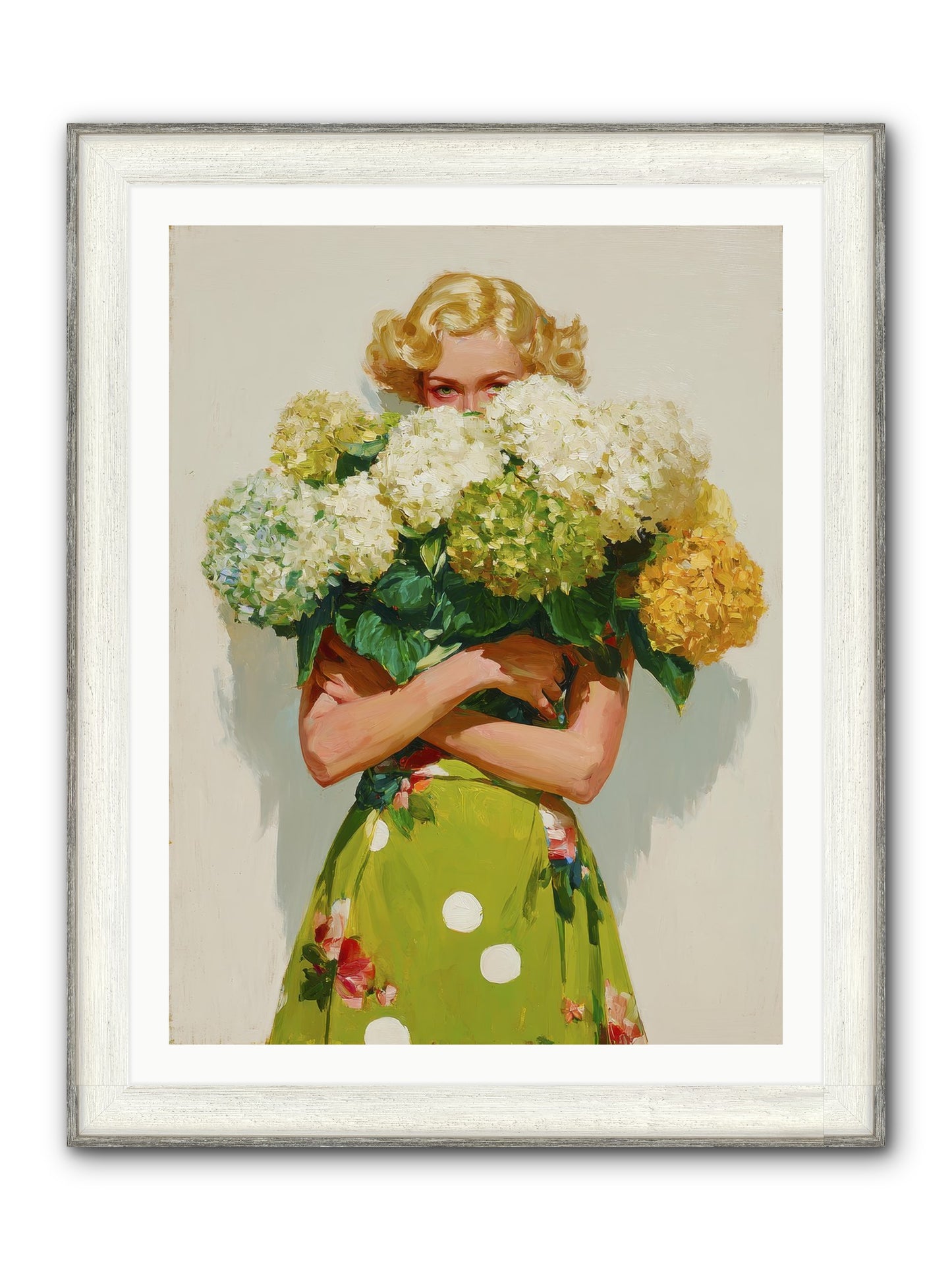 The Lark’s Return Framed Print - Driftwood White 30x40