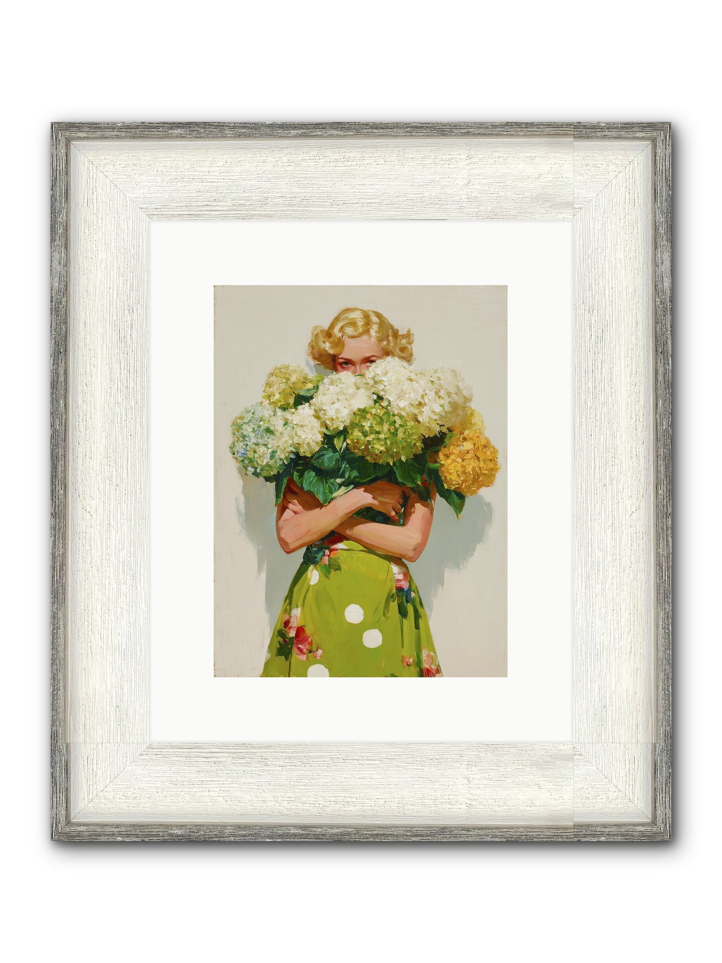 The Lark’s Return Framed Print - Driftwood White 9x12