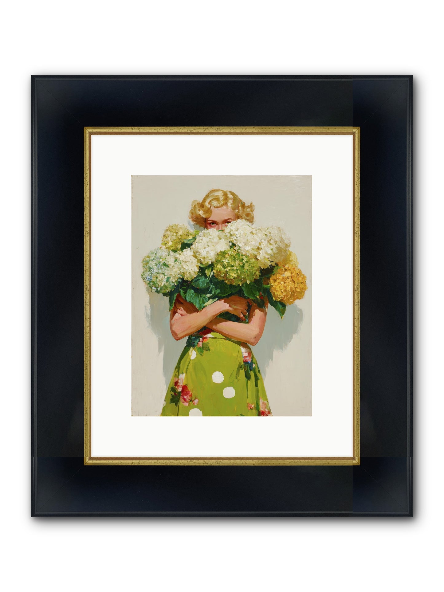 The Lark’s Return Framed Print - Wide Black w/Gold 9x12