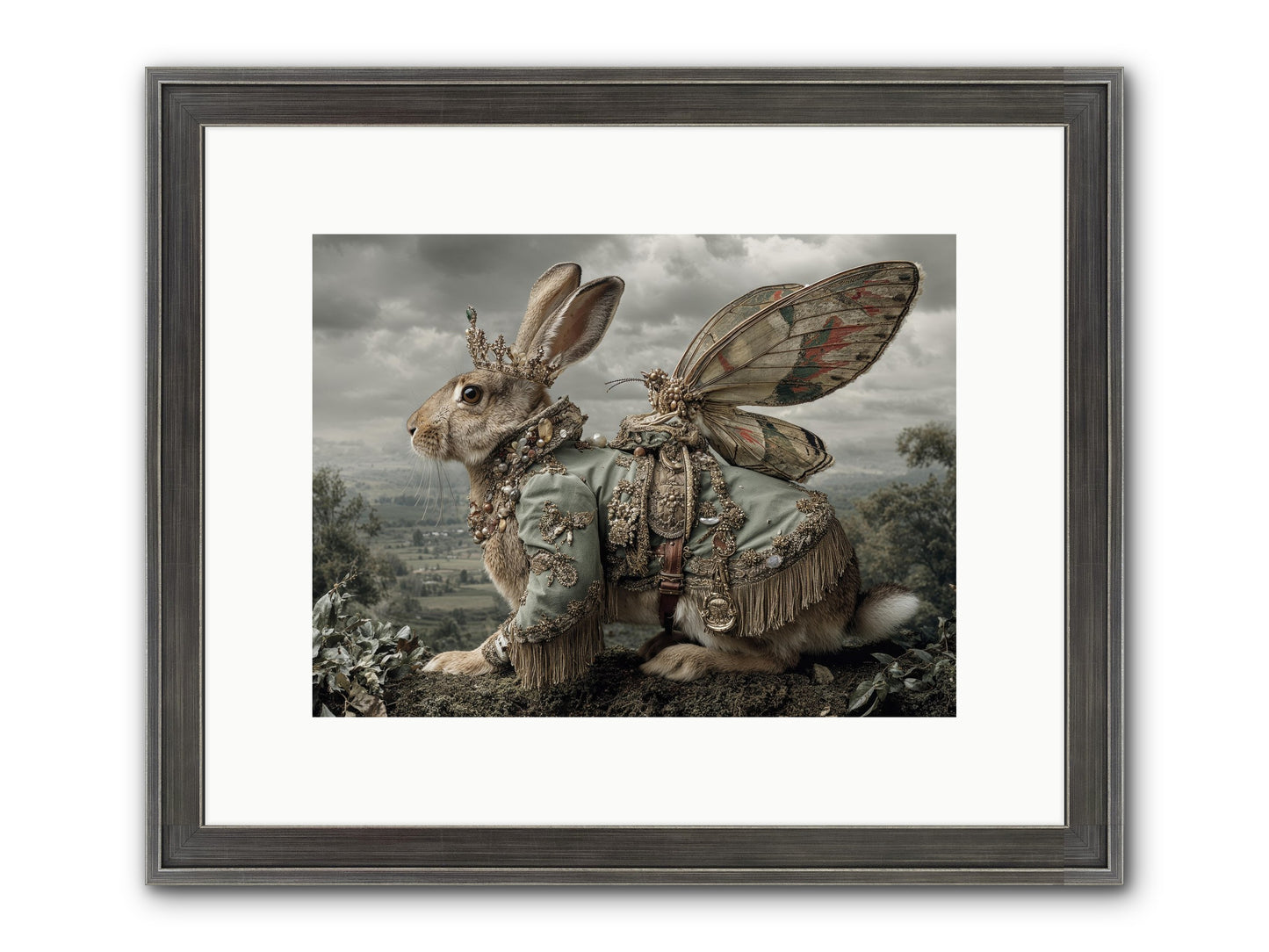 The Last Apricot Market Framed Print - Slimwoods Black/Silver 12x9