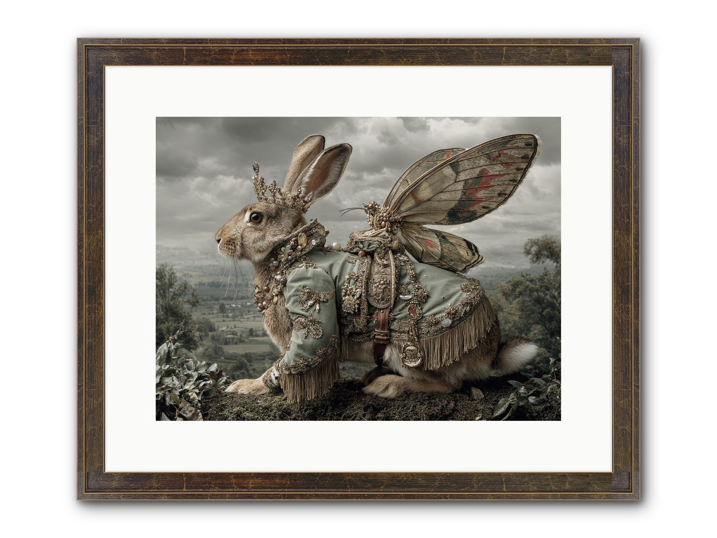The Last Apricot Market Framed Print - Slimwoods Black/Gold 16x12