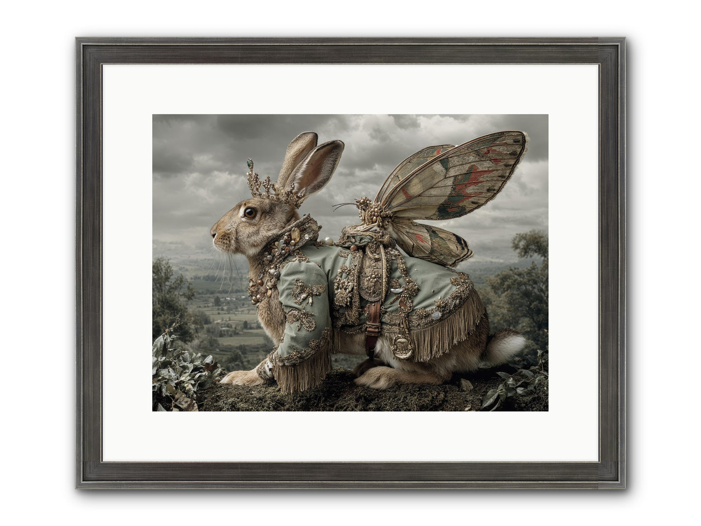 The Last Apricot Market Framed Print - Slimwoods Black/Silver 16x12