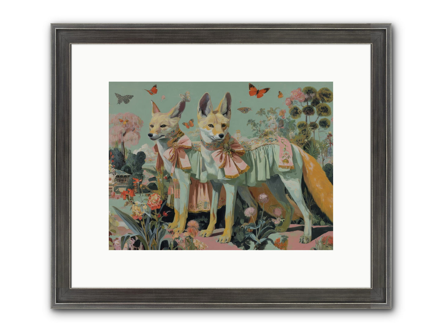 The Last Sparkling Ember Framed Print - Slimwoods Black/Silver 12x9