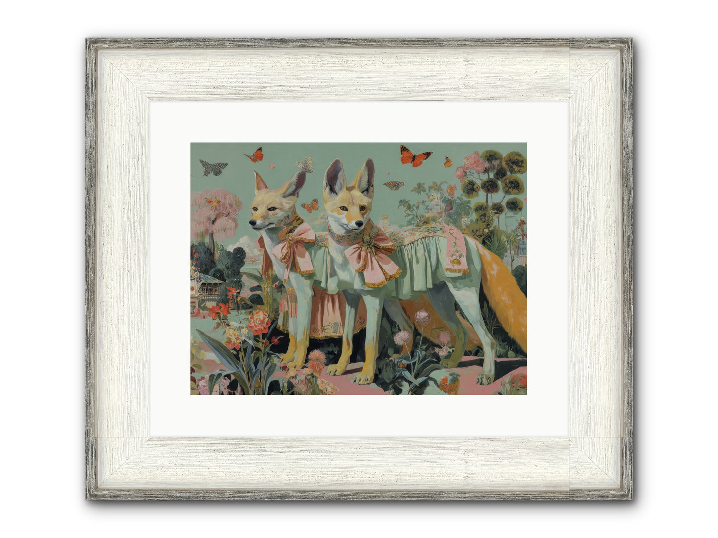 The Last Sparkling Ember Framed Print - Driftwood White 16x12