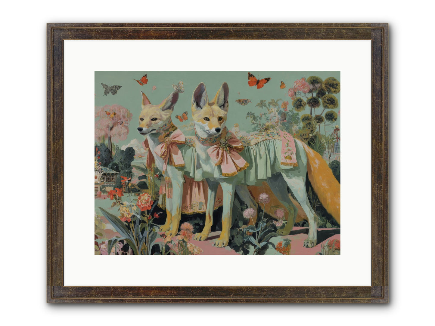The Last Sparkling Ember Framed Print - Slimwoods Black/Gold 16x12