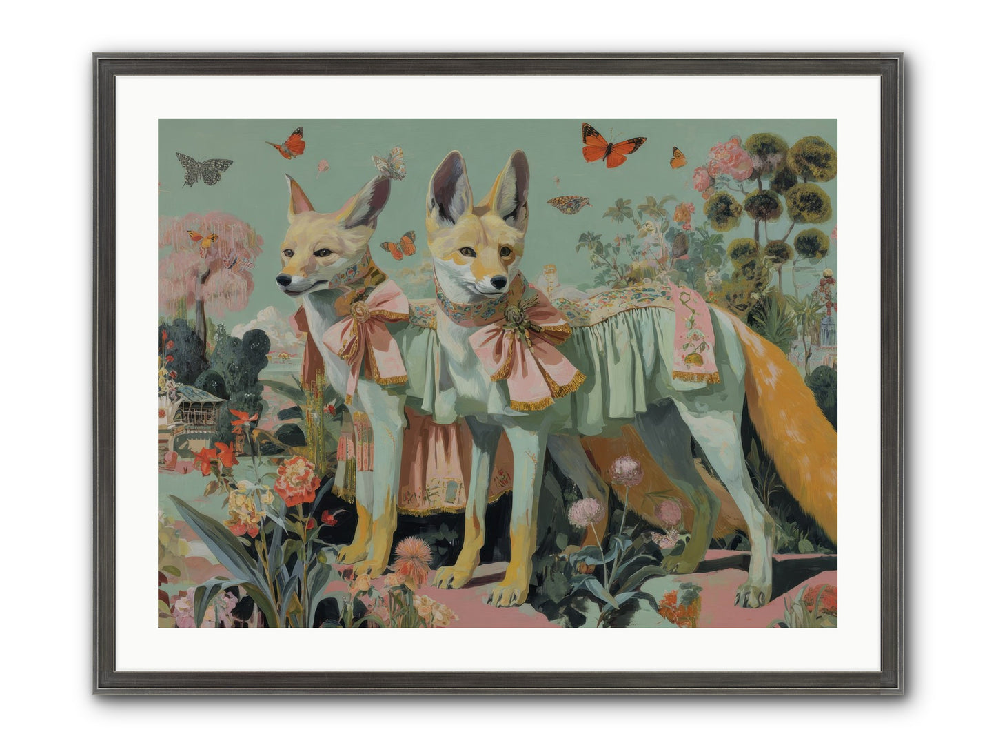 The Last Sparkling Ember Framed Print - Slimwoods Black/Silver 32x24