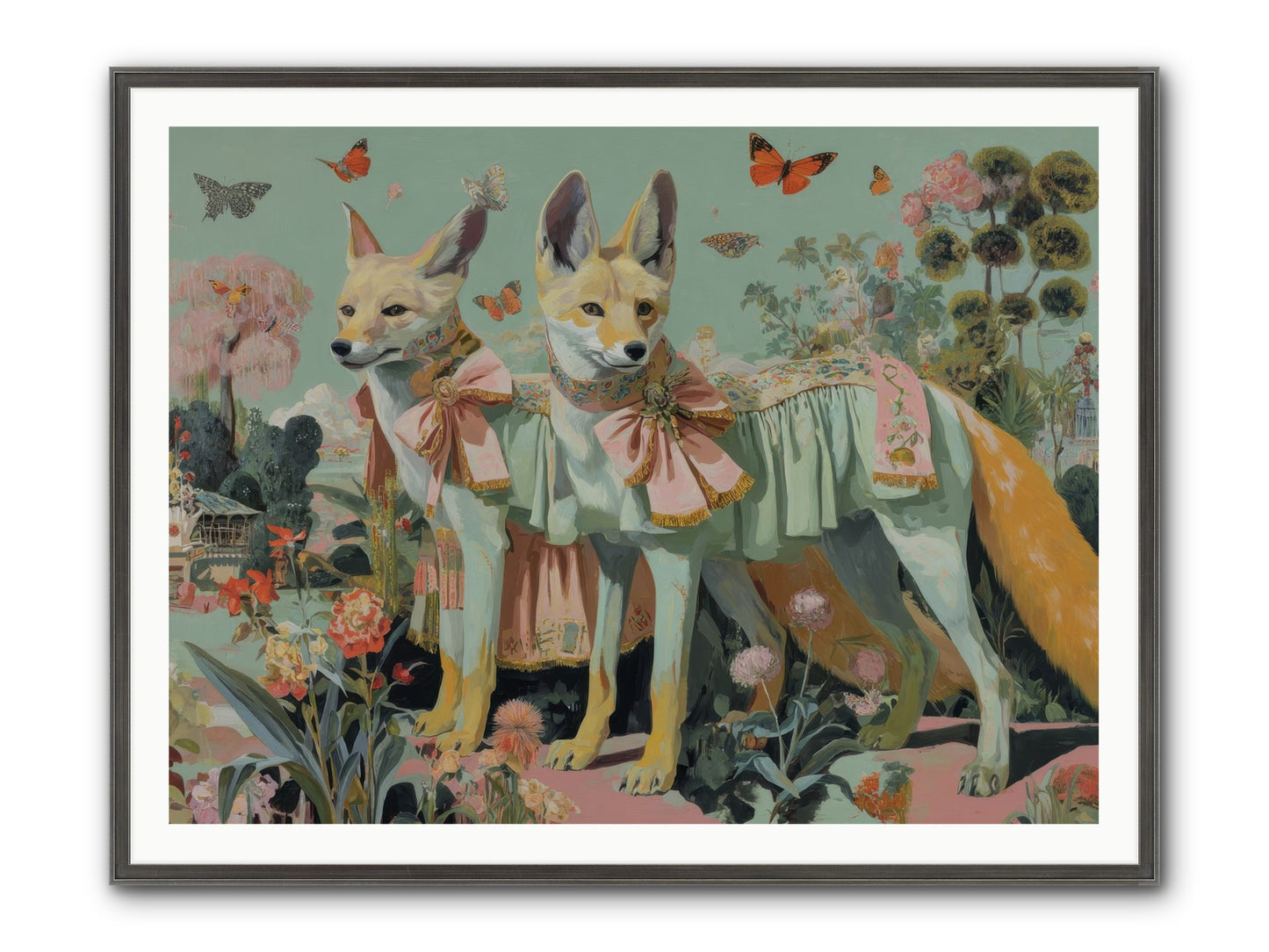 The Last Sparkling Ember Framed Print - Slimwoods Black/Silver 48x36