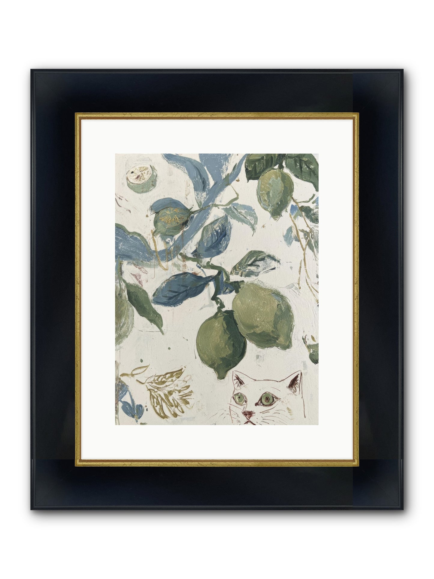 The Lemon Tart Conspiracy Framed Print - Wide Black w/Gold 12x16