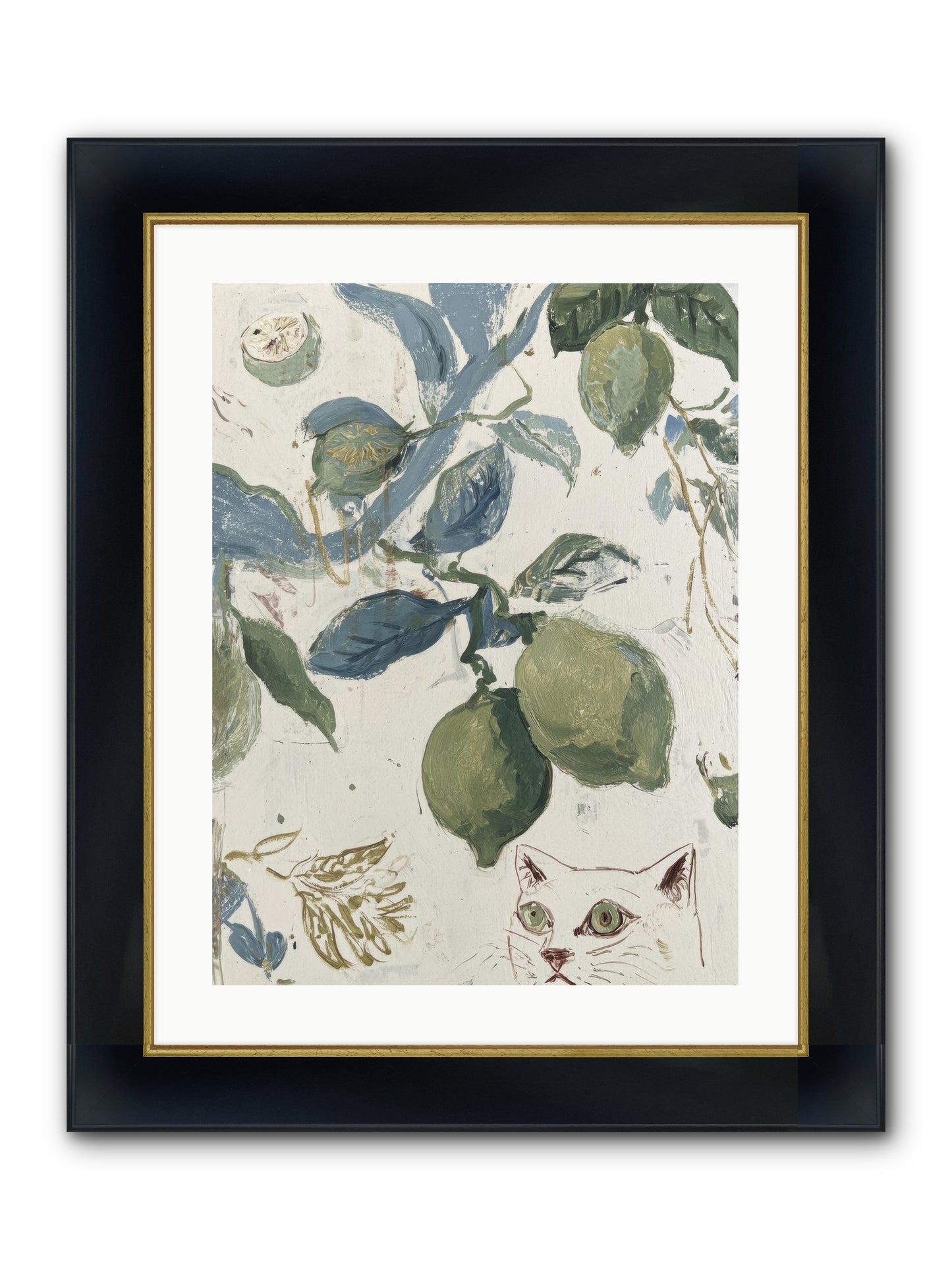 The Lemon Tart Conspiracy Framed Print - Wide Black w/Gold 18x24