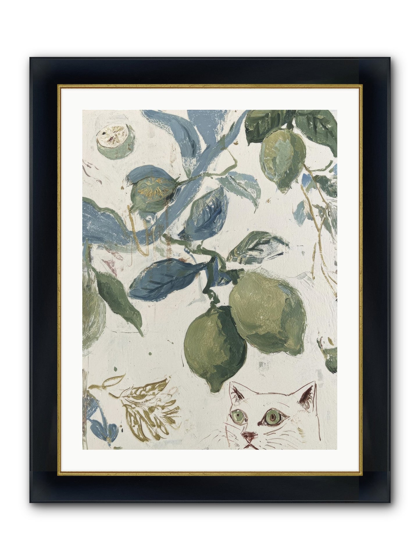 The Lemon Tart Conspiracy Framed Print - Wide Black w/Gold 24x32