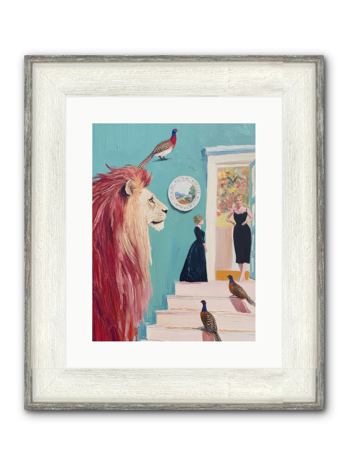 The Linden Atelier Framed Print - Driftwood White 12x16