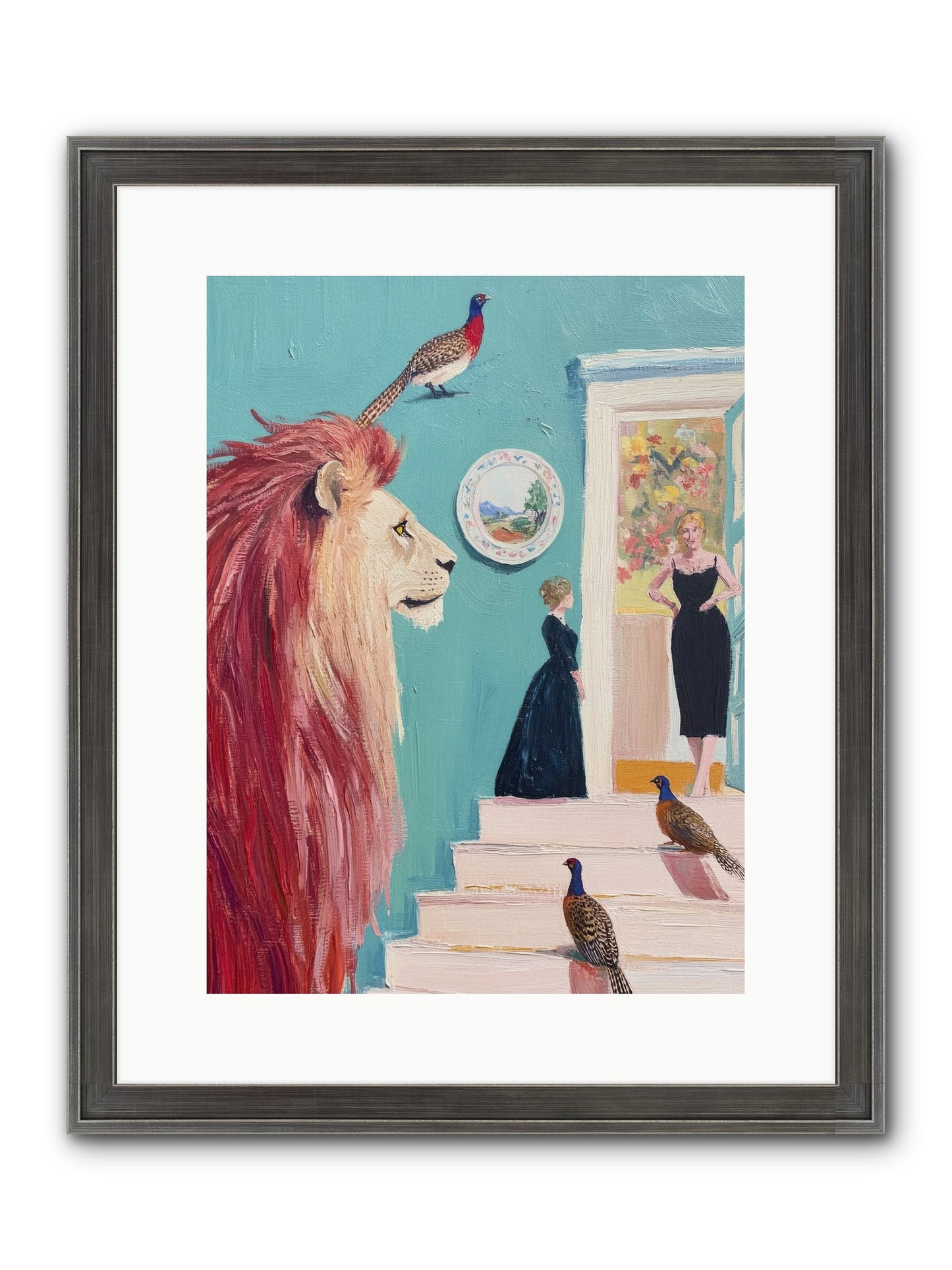 The Linden Atelier Framed Print - Slimwoods Black/Silver 12x16