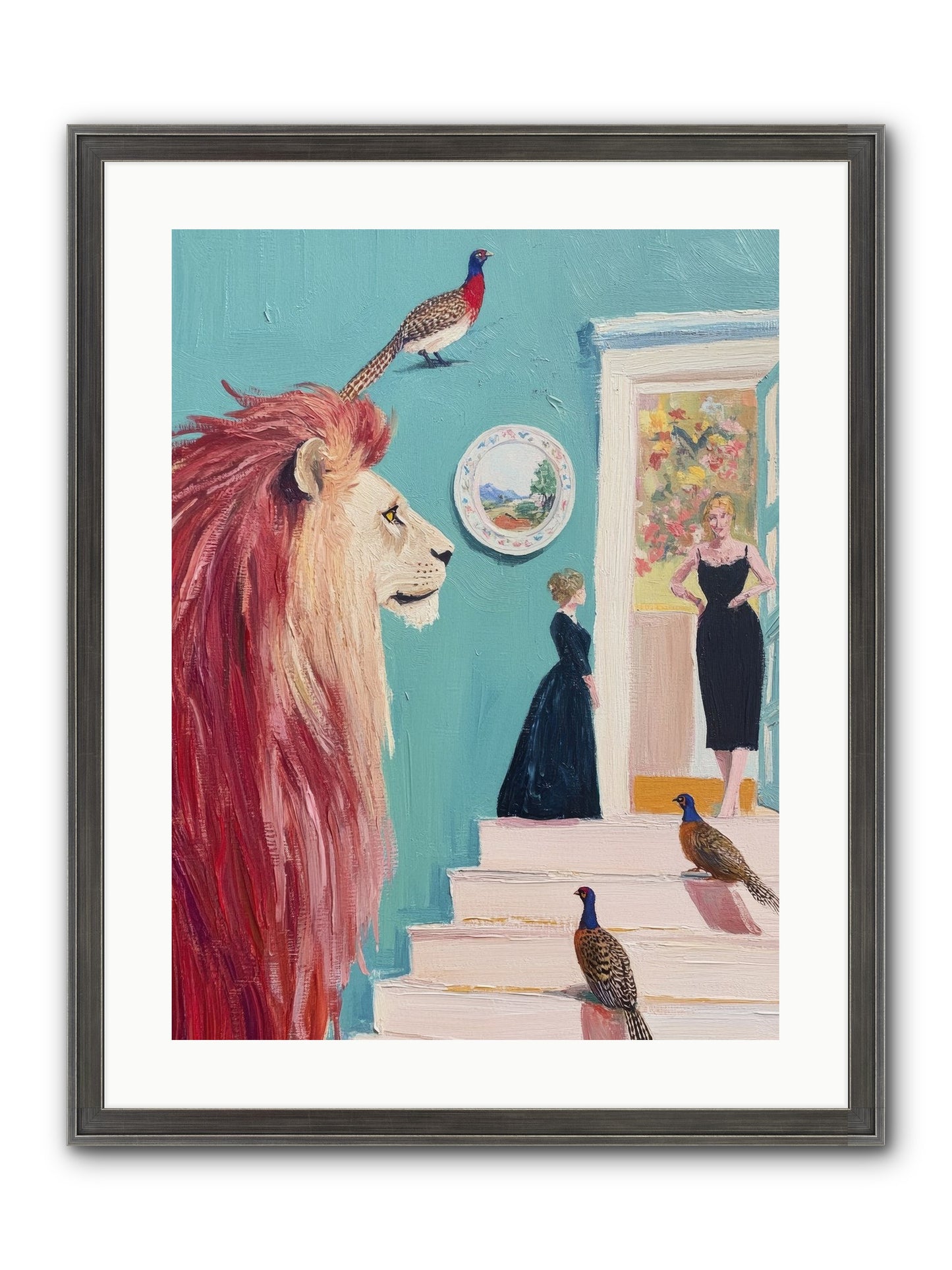 The Linden Atelier Framed Print - Slimwoods Black/Silver 18x24