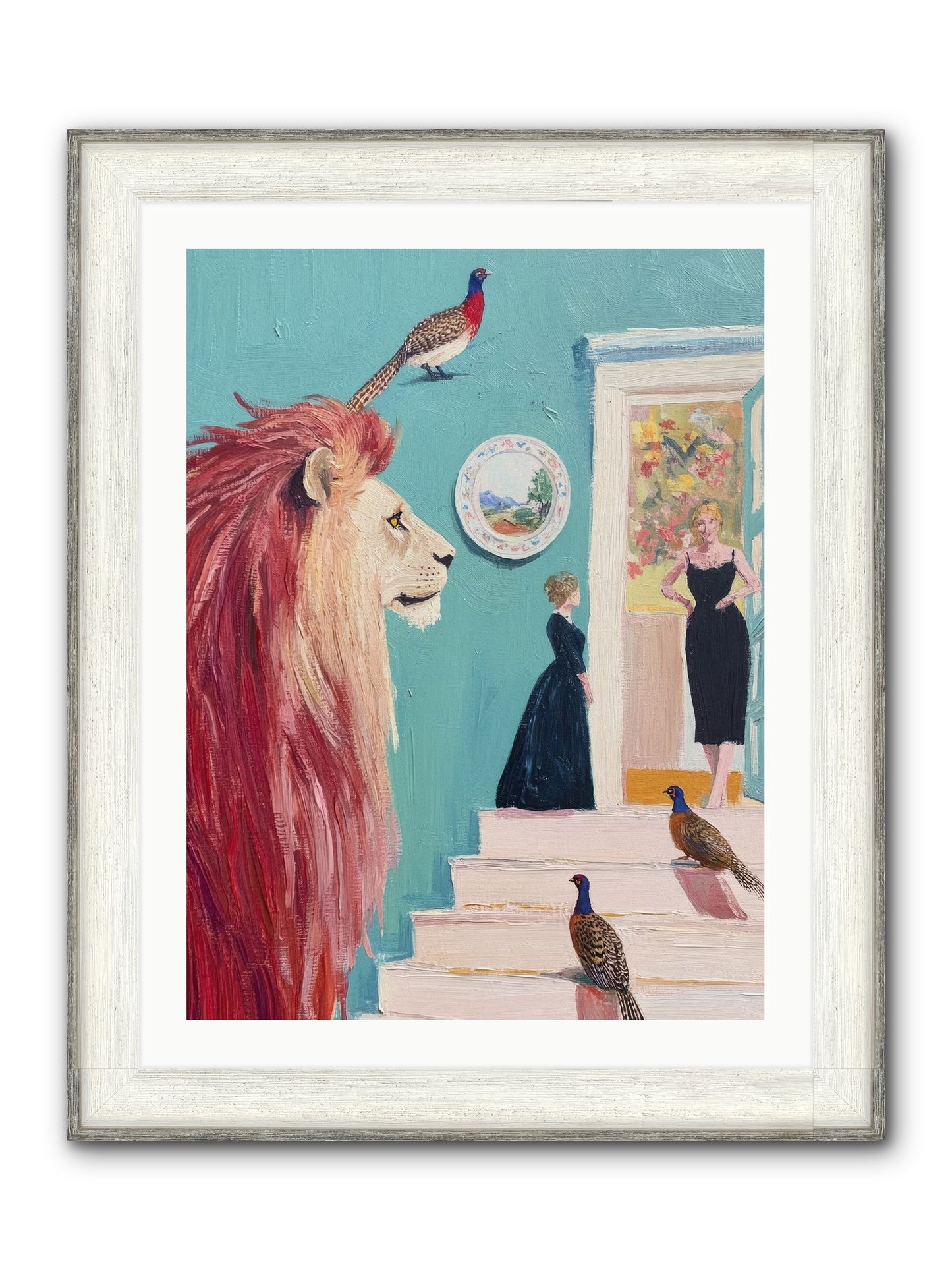 The Linden Atelier Framed Print - Driftwood White 24x32