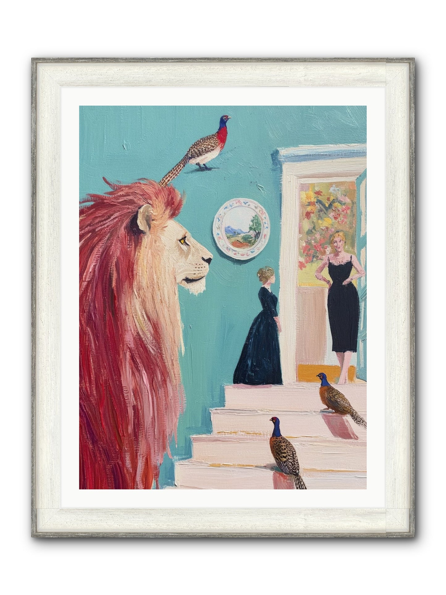 The Linden Atelier Framed Print - Driftwood White 30x40
