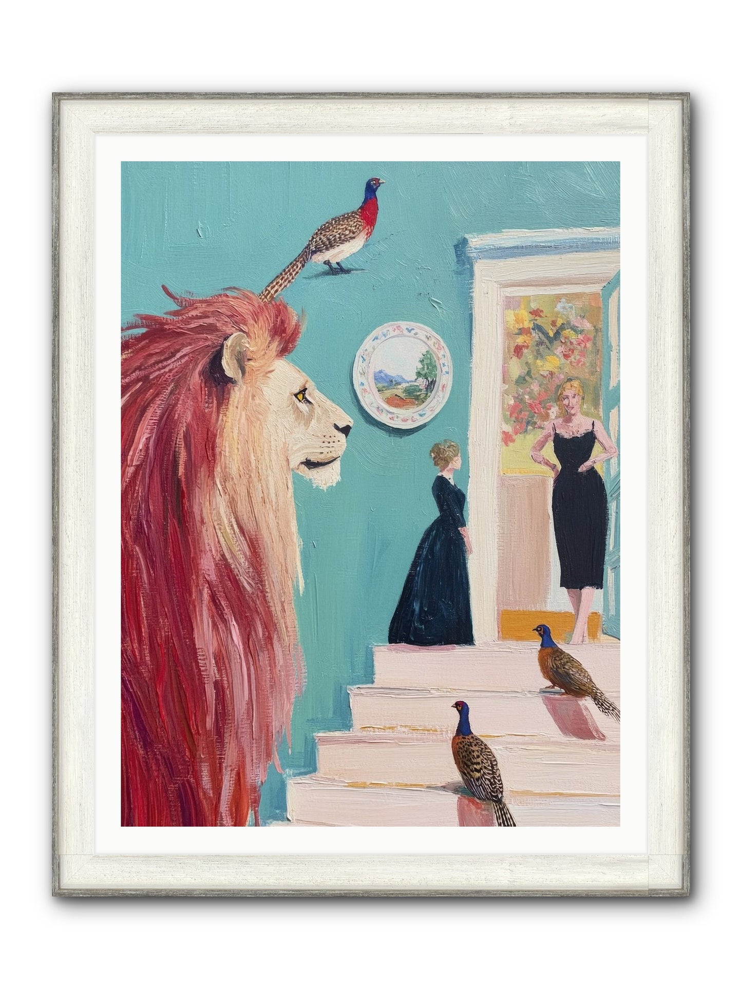 The Linden Atelier Framed Print - Driftwood White 36x48
