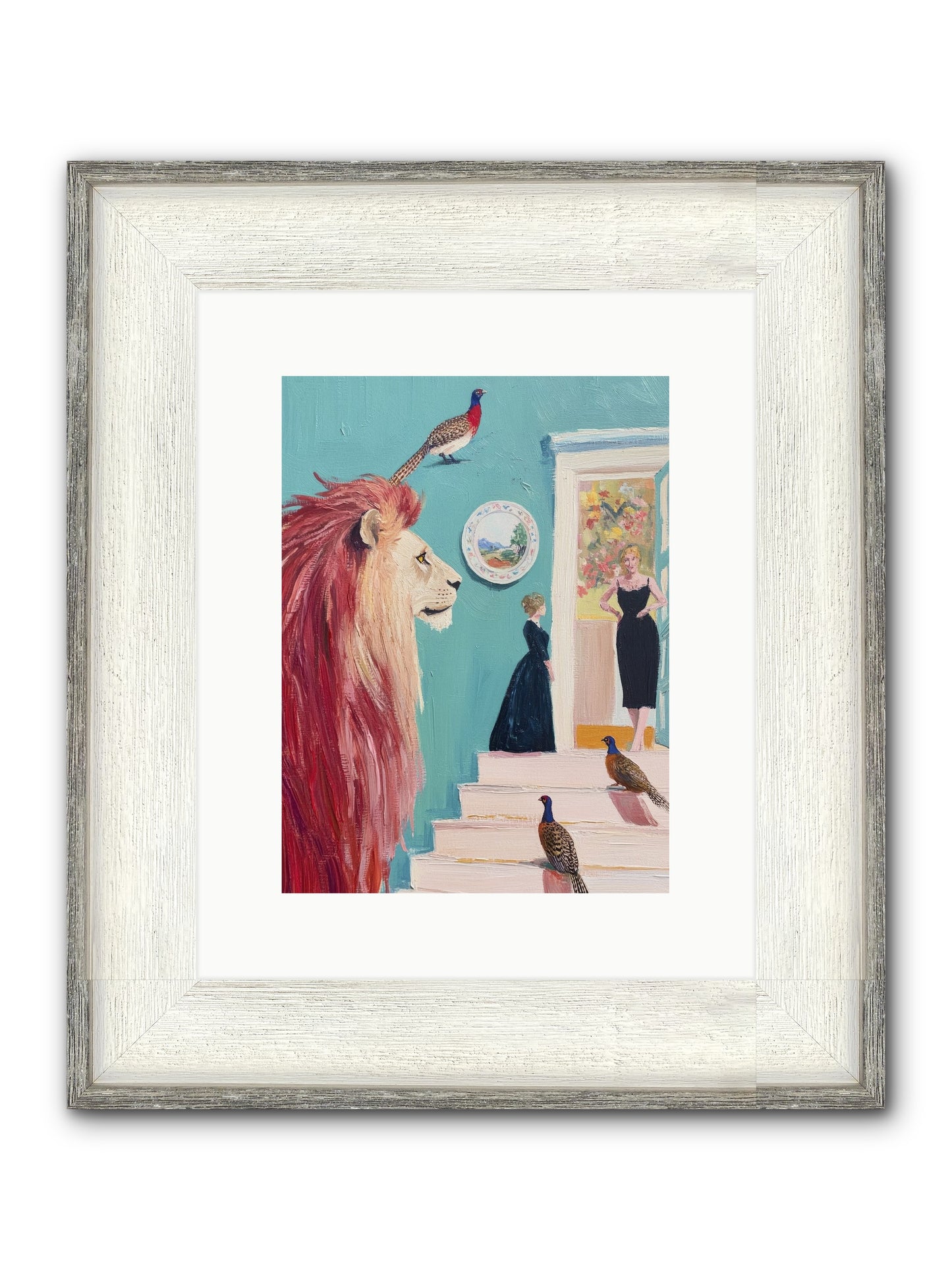 The Linden Atelier Framed Print - Driftwood White 9x12