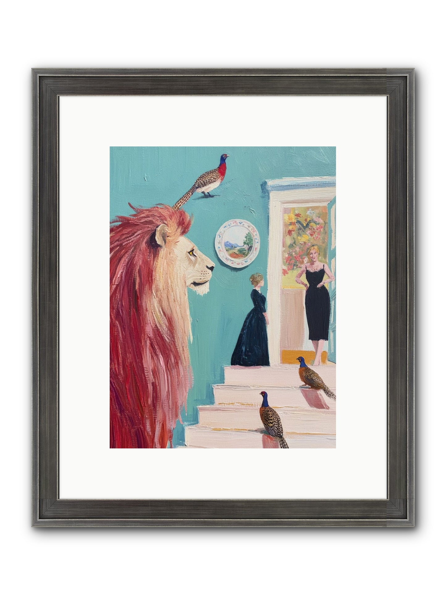 The Linden Atelier Framed Print - Slimwoods Black/Silver 9x12