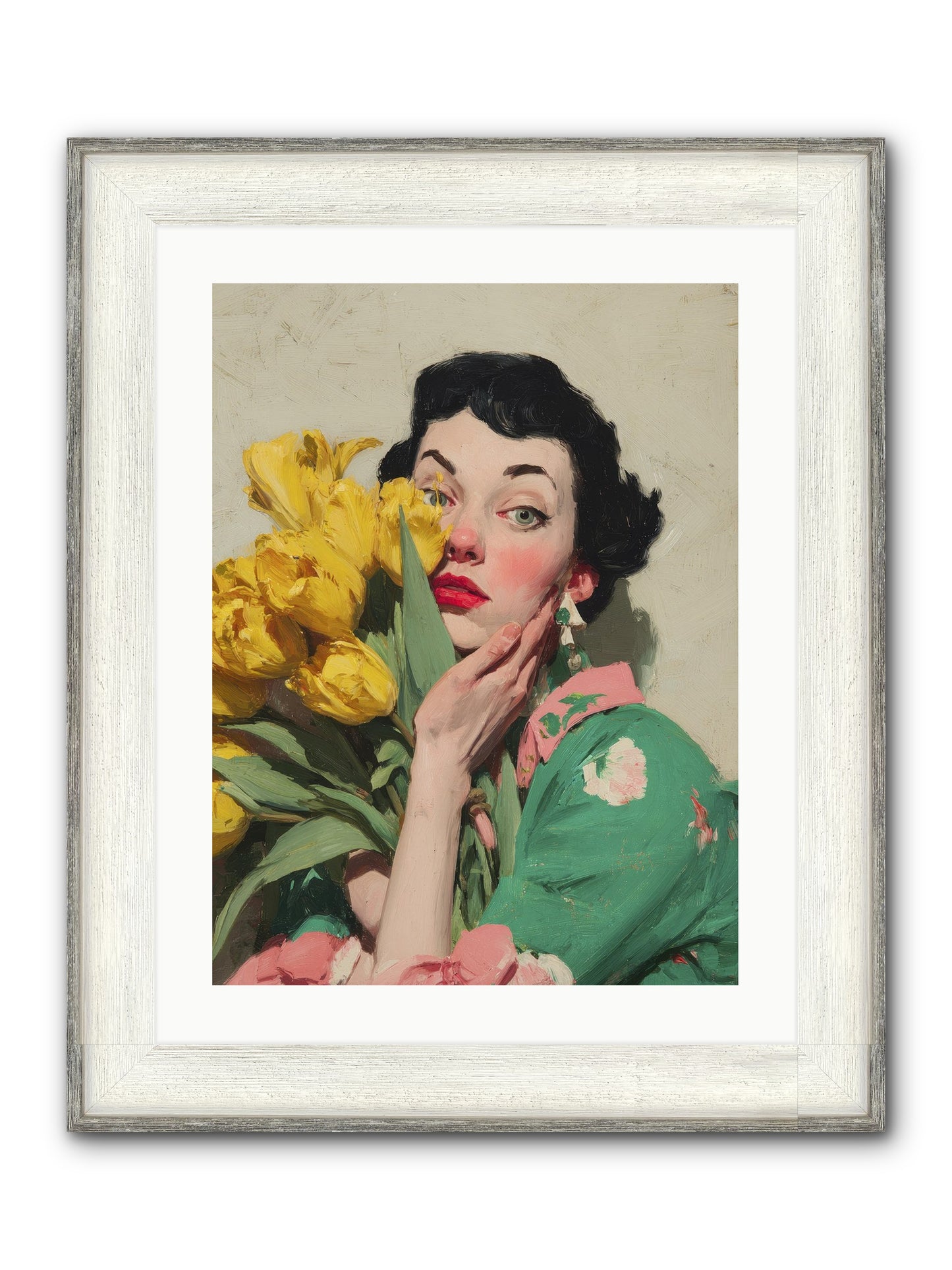 The Linen Conspiracy Framed Print - Driftwood White 18x24