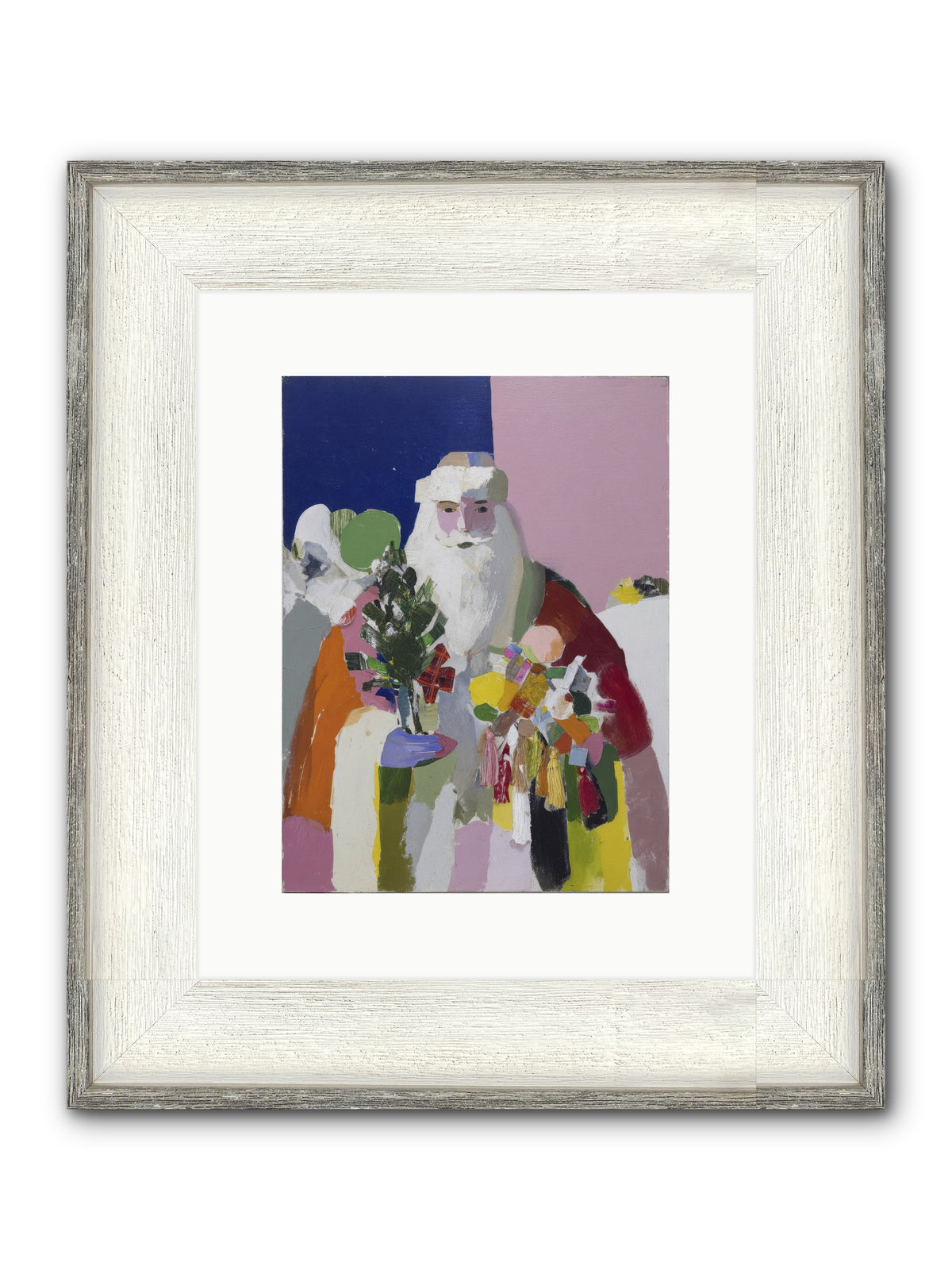 The List Keeper Framed Print - Driftwood White 9x12