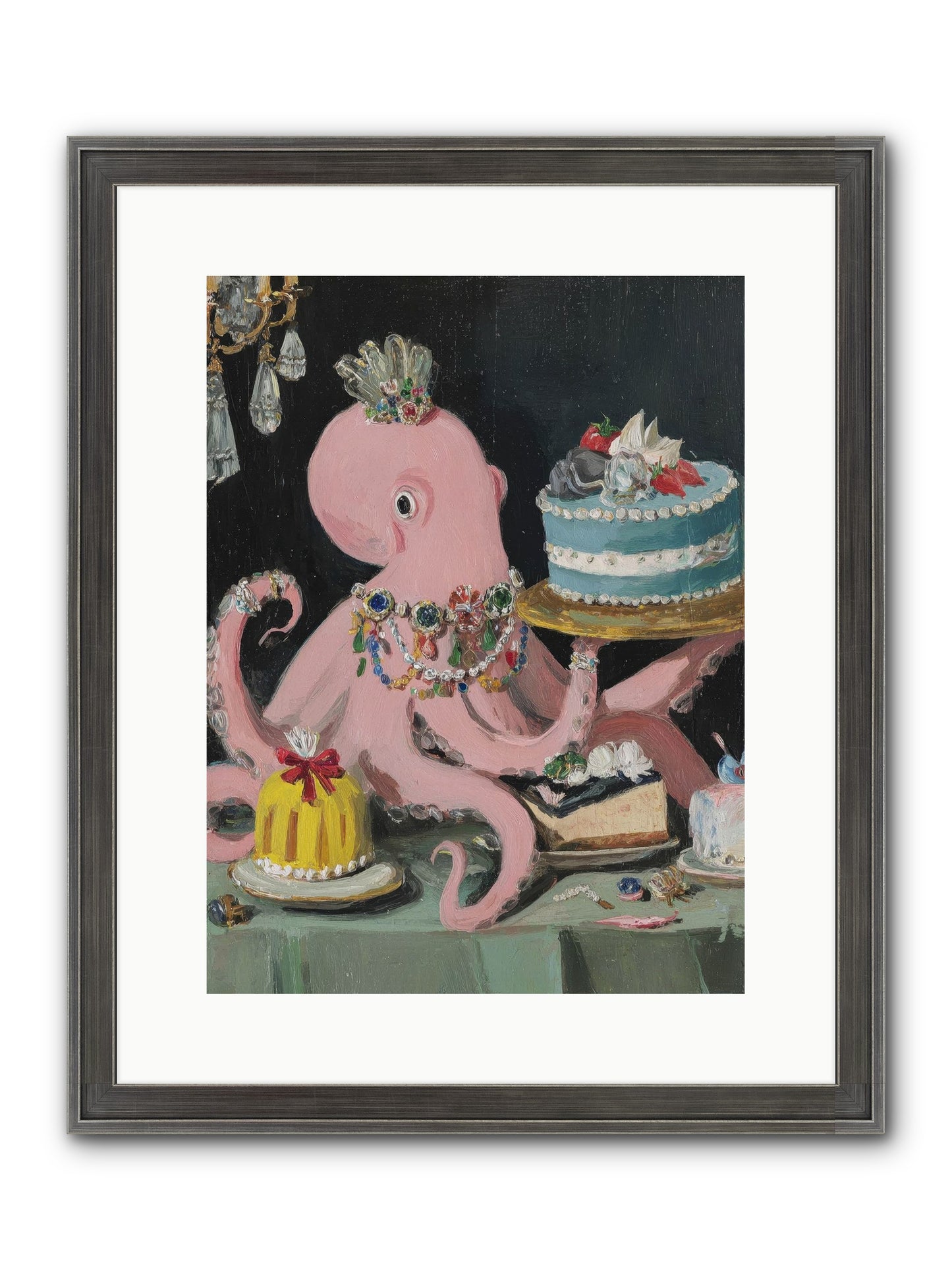 The Loveliest Secret Framed Print - Slimwoods Black/Silver 12x16