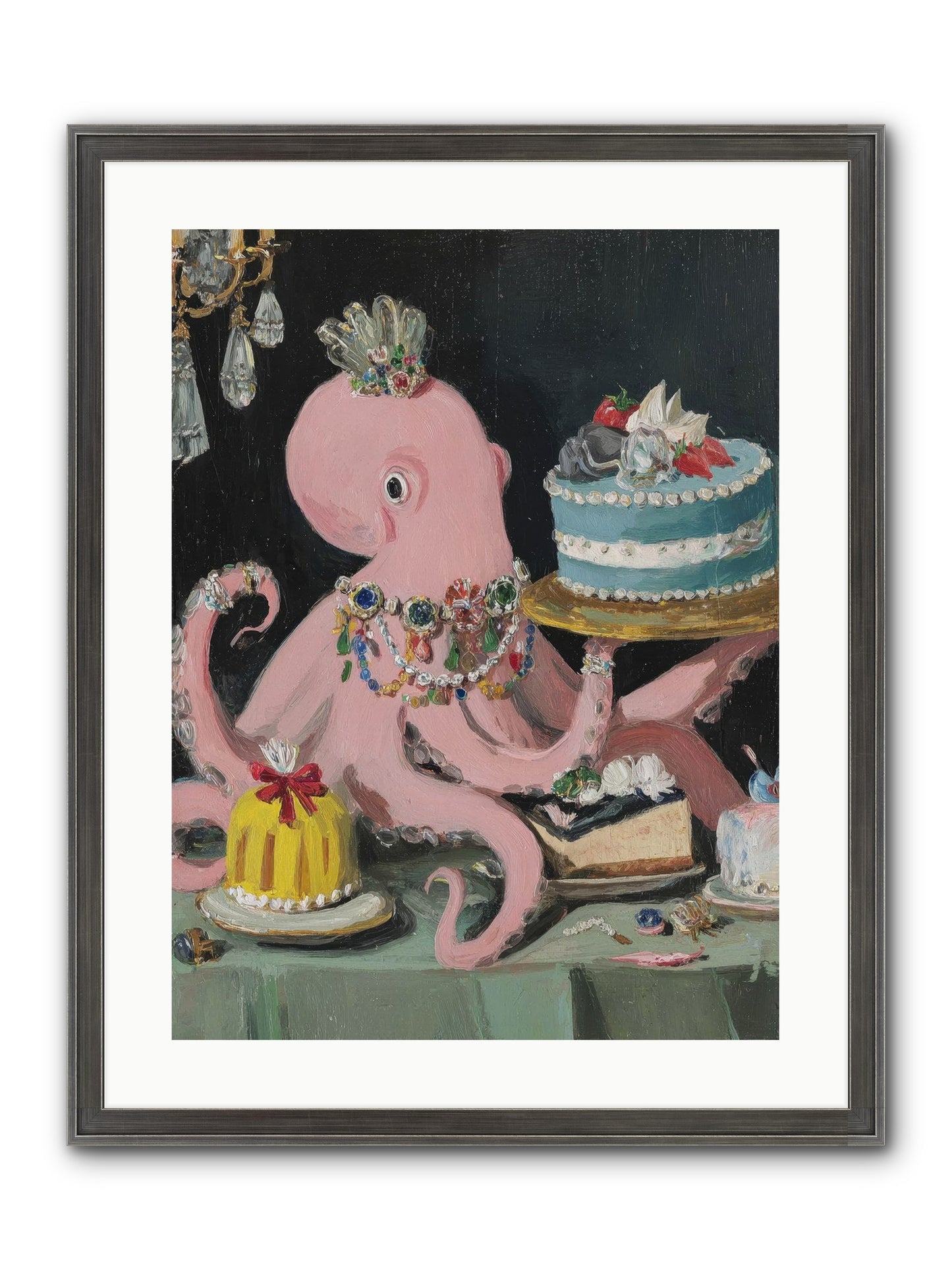 The Loveliest Secret Framed Print - Slimwoods Black/Silver 18x24