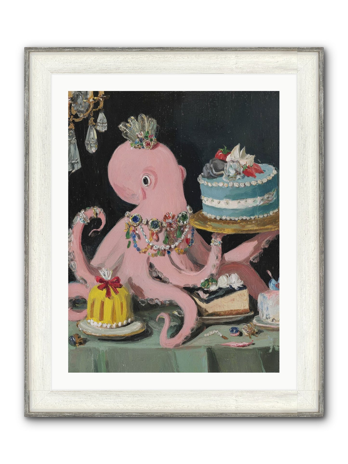 The Loveliest Secret Framed Print - Driftwood White 24x32