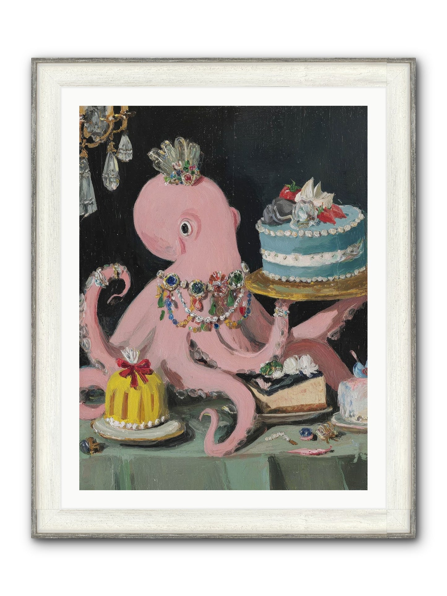 The Loveliest Secret Framed Print - Driftwood White 30x40