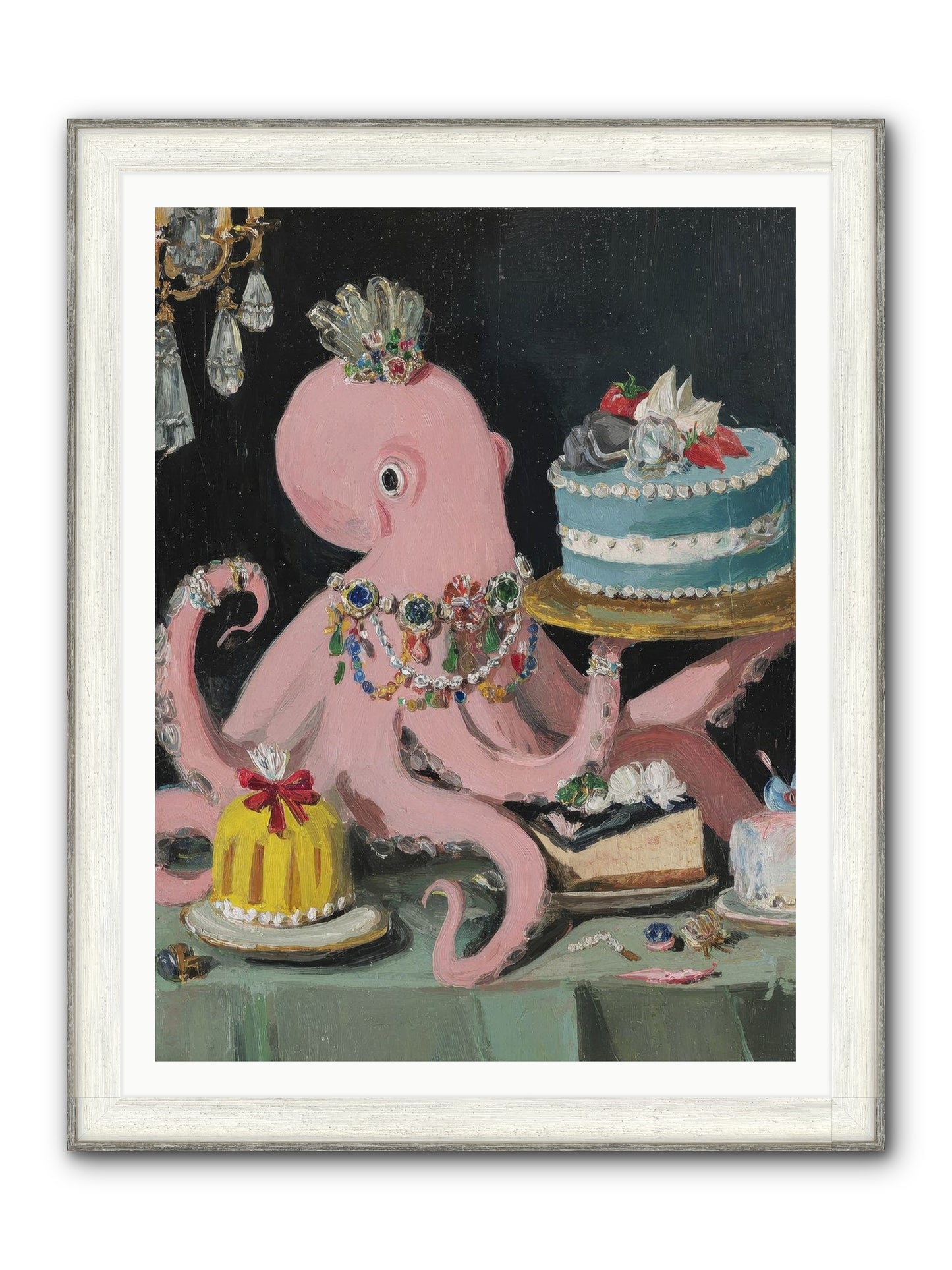 The Loveliest Secret Framed Print - Driftwood White 36x48