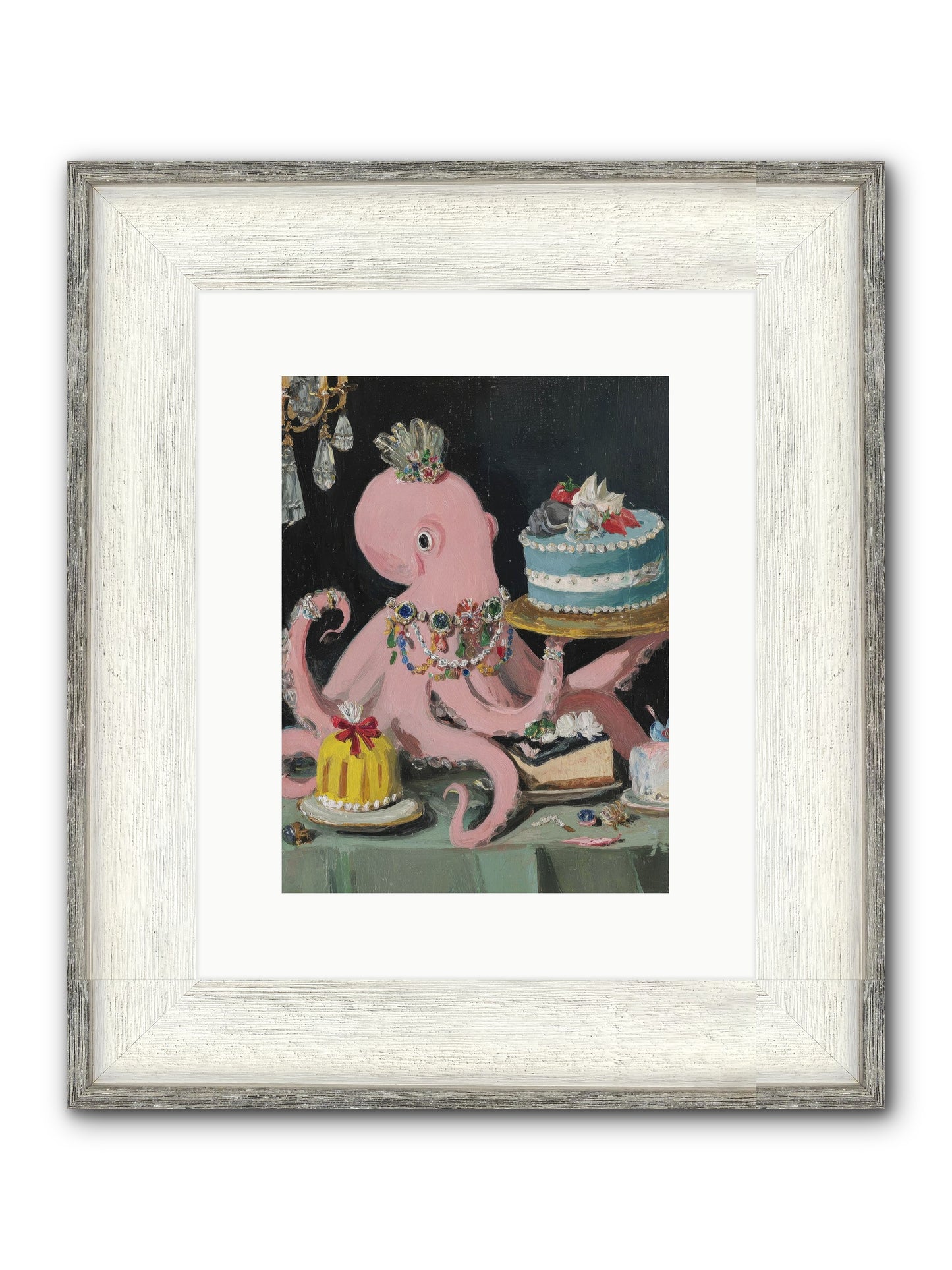 The Loveliest Secret Framed Print - Driftwood White 9x12