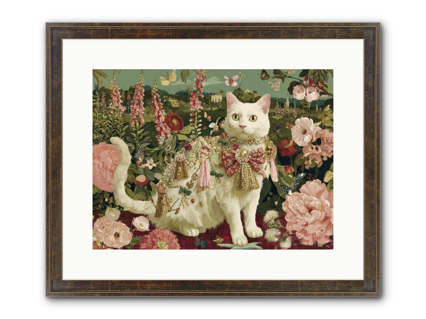The Loyal Bloom Framed Print - Slimwoods Black/Gold 16x12